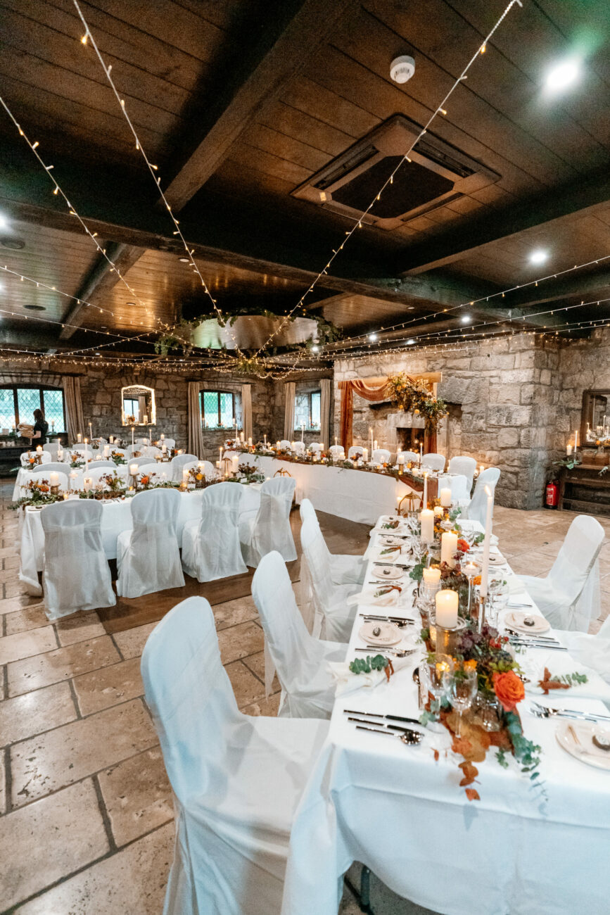 Cloughan-Castle-Dining Room-Wedding-Speeches