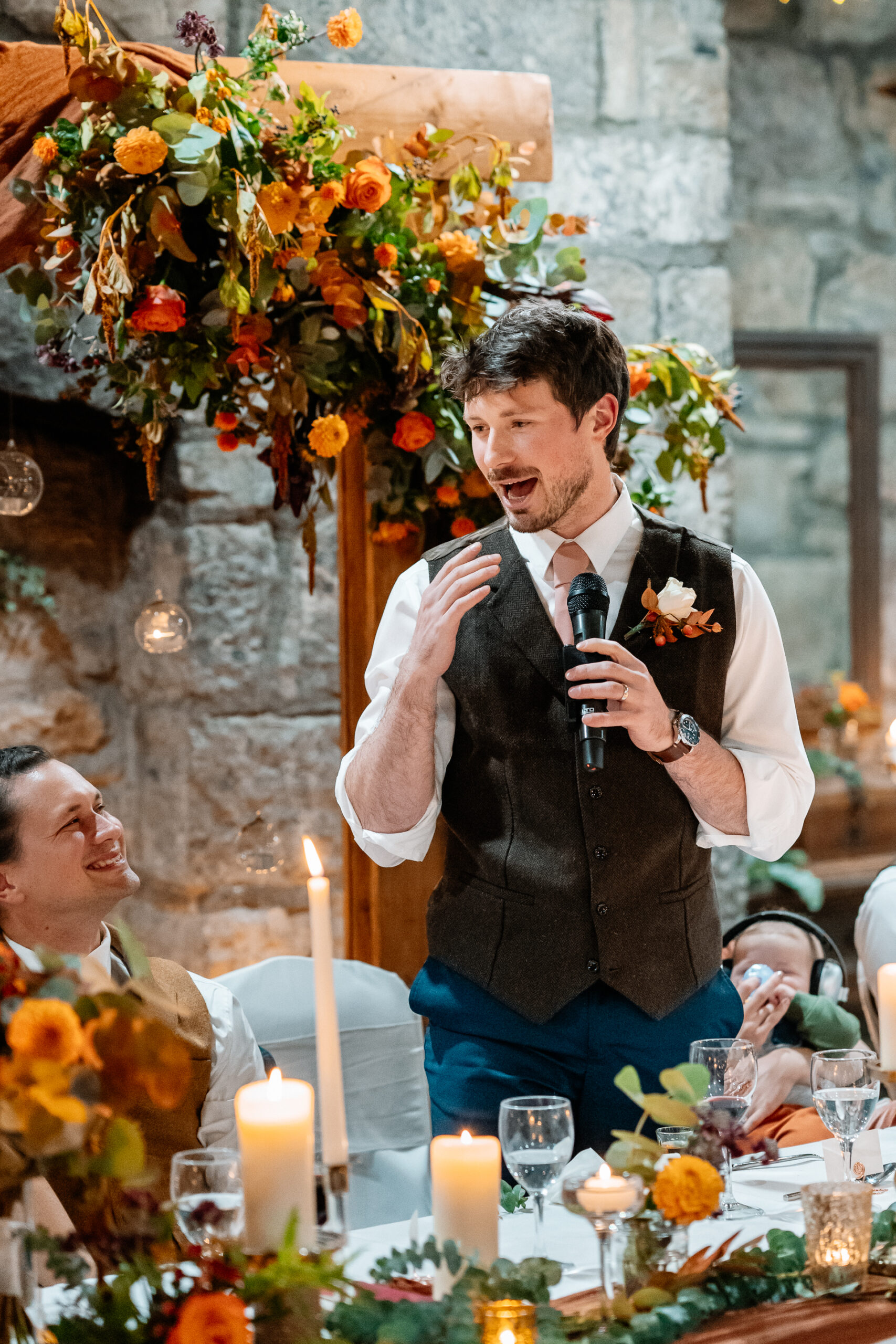 Cloughan-Castle-Dining Room-Wedding-Speeches