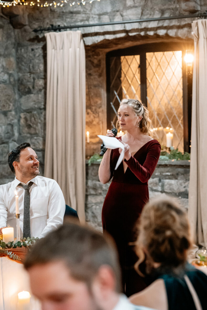 Cloughan-Castle-Dining Room-Wedding-Speeches