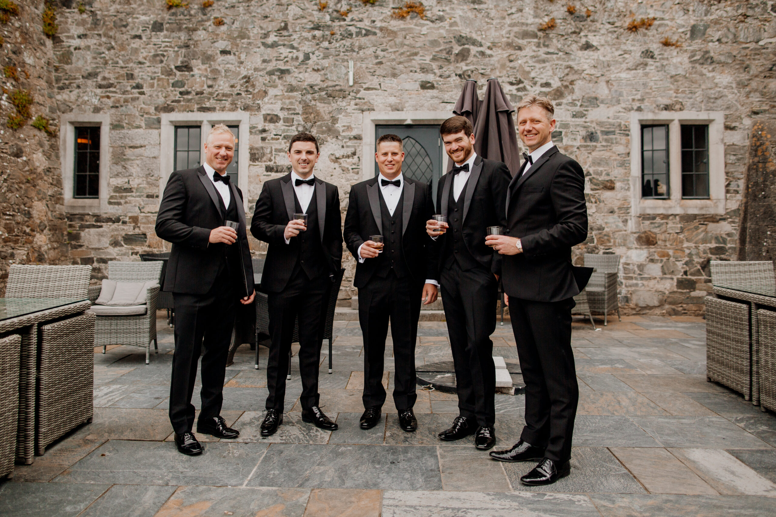 groom-preparation-in-castle-Kilkea-wedding-photoshoot