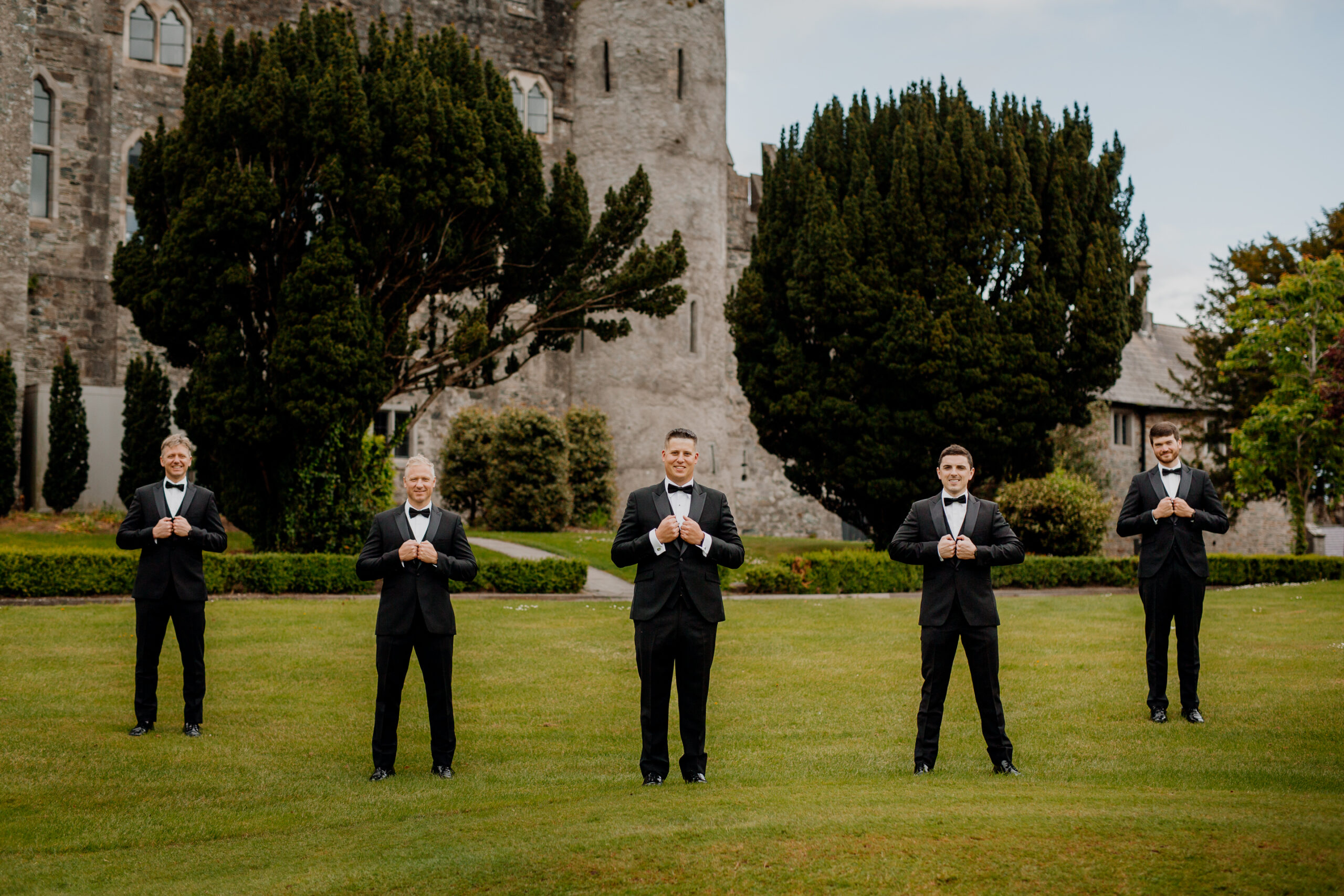 groom-preparation-in-castle-Kilkea-wedding-photoshoot