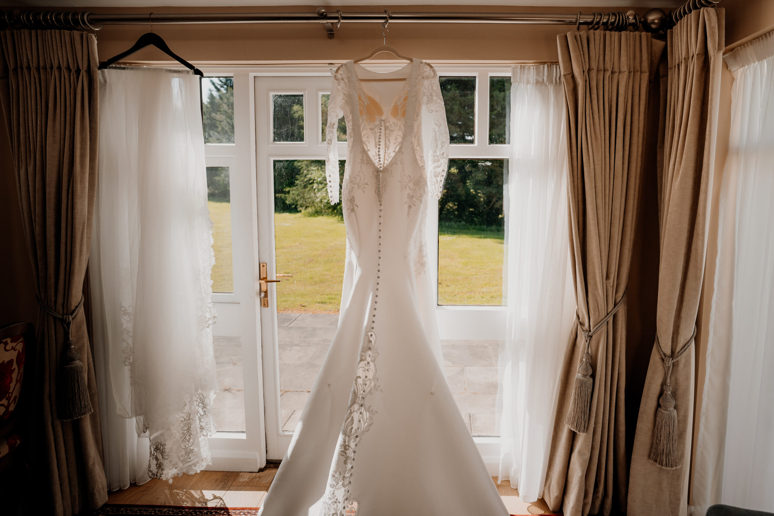 A dress in a room