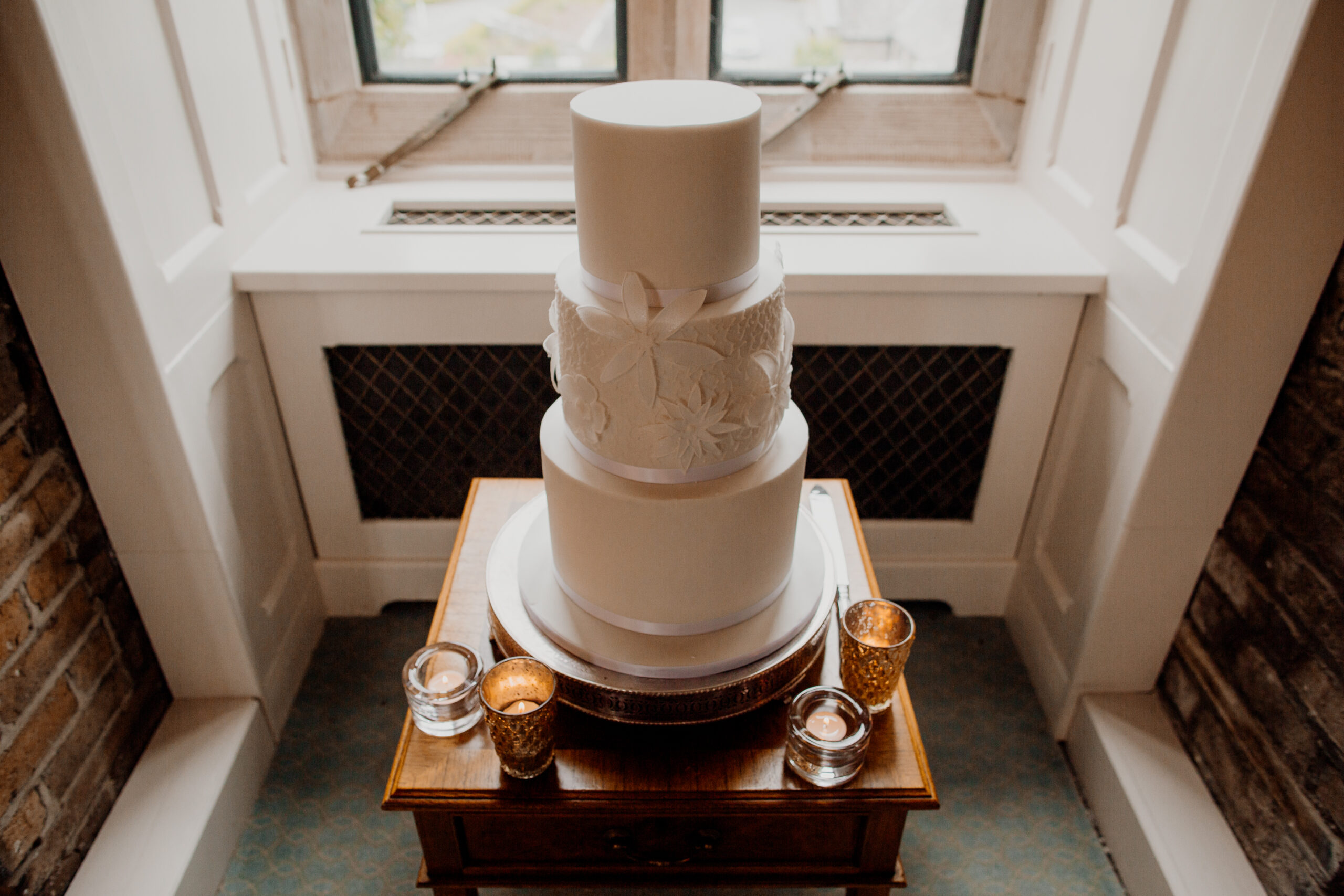 A cake on a table