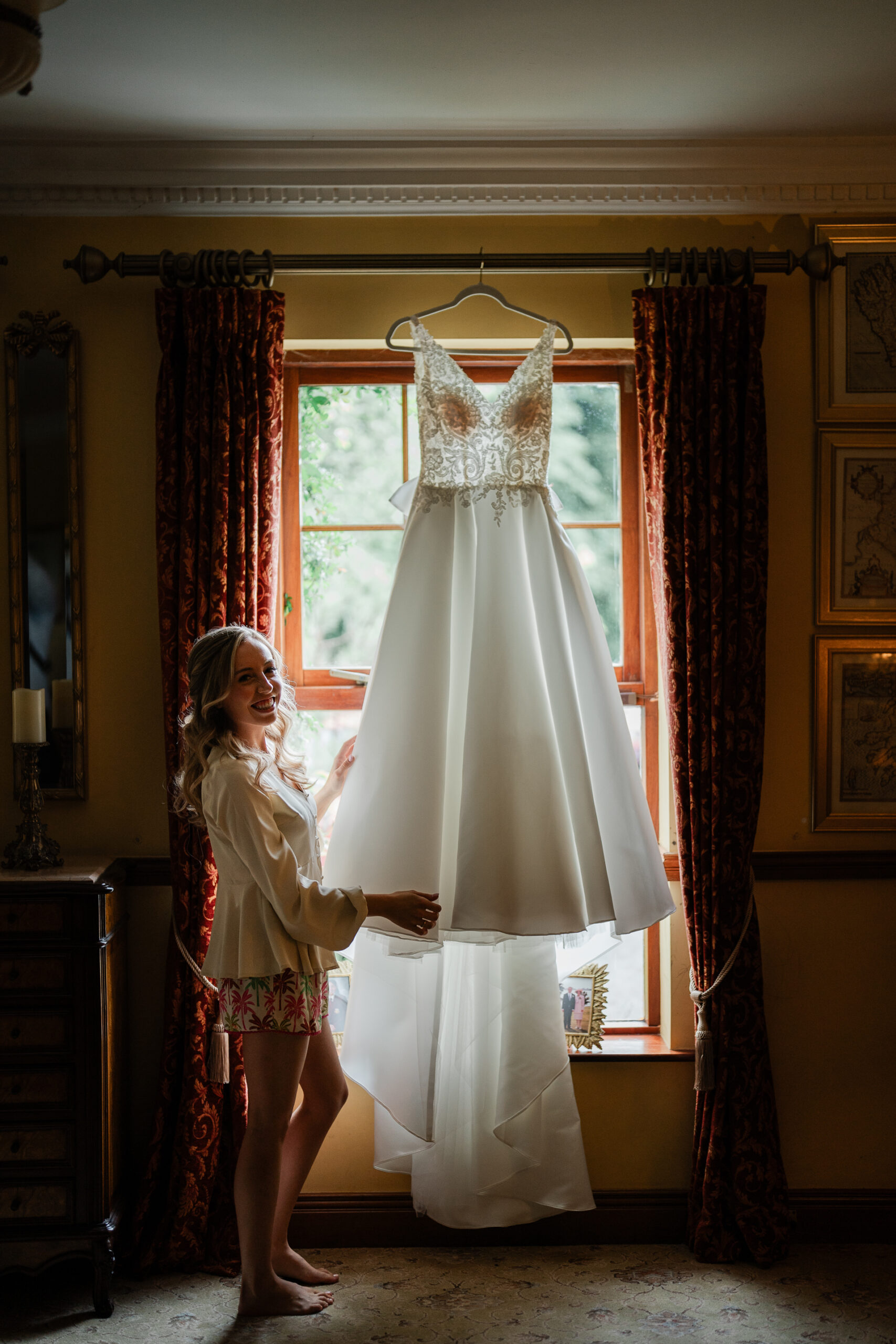 A person in a white dress