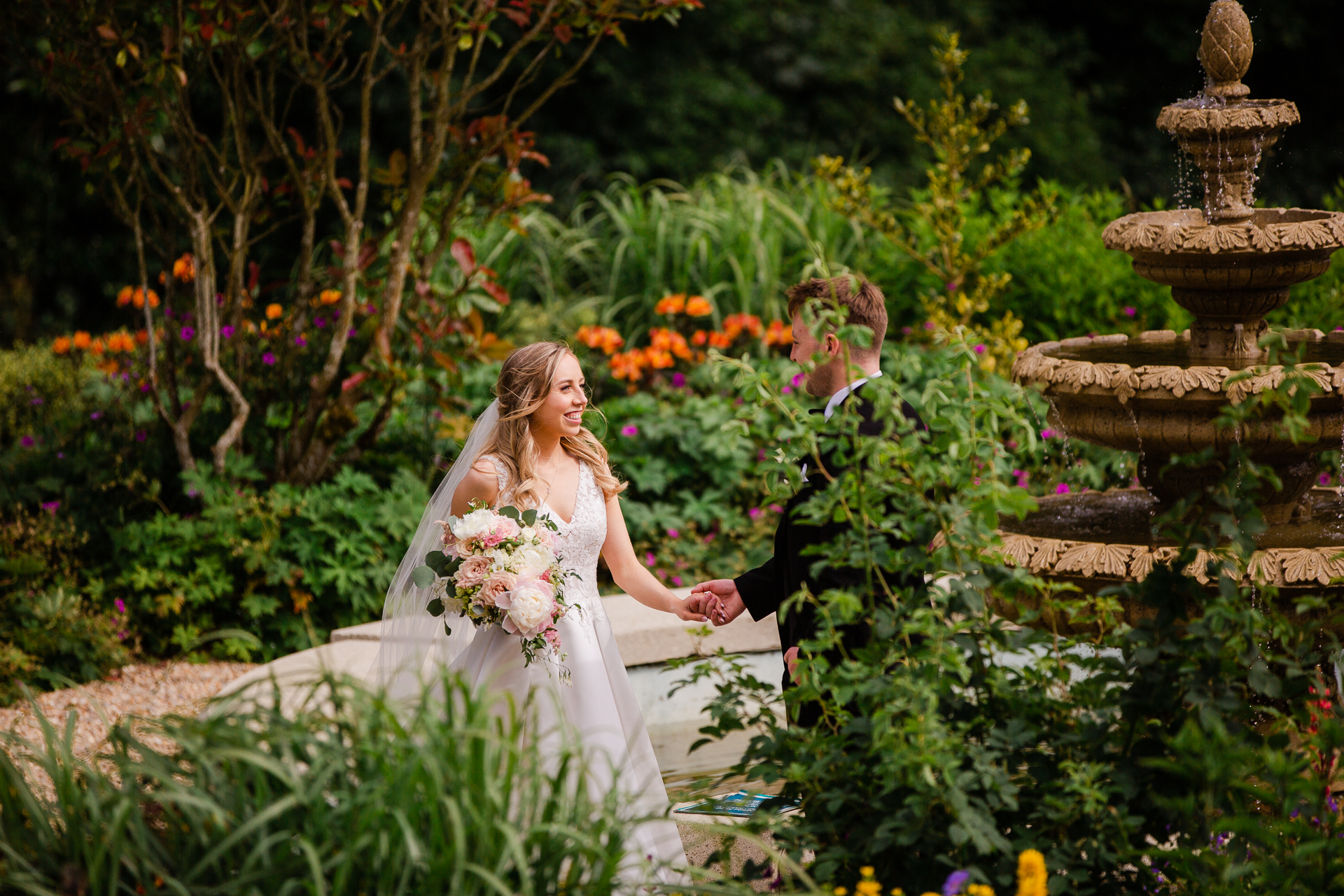 A person in a wedding dress