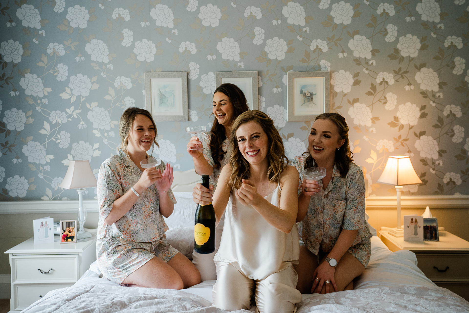 A group of women posing for a picture