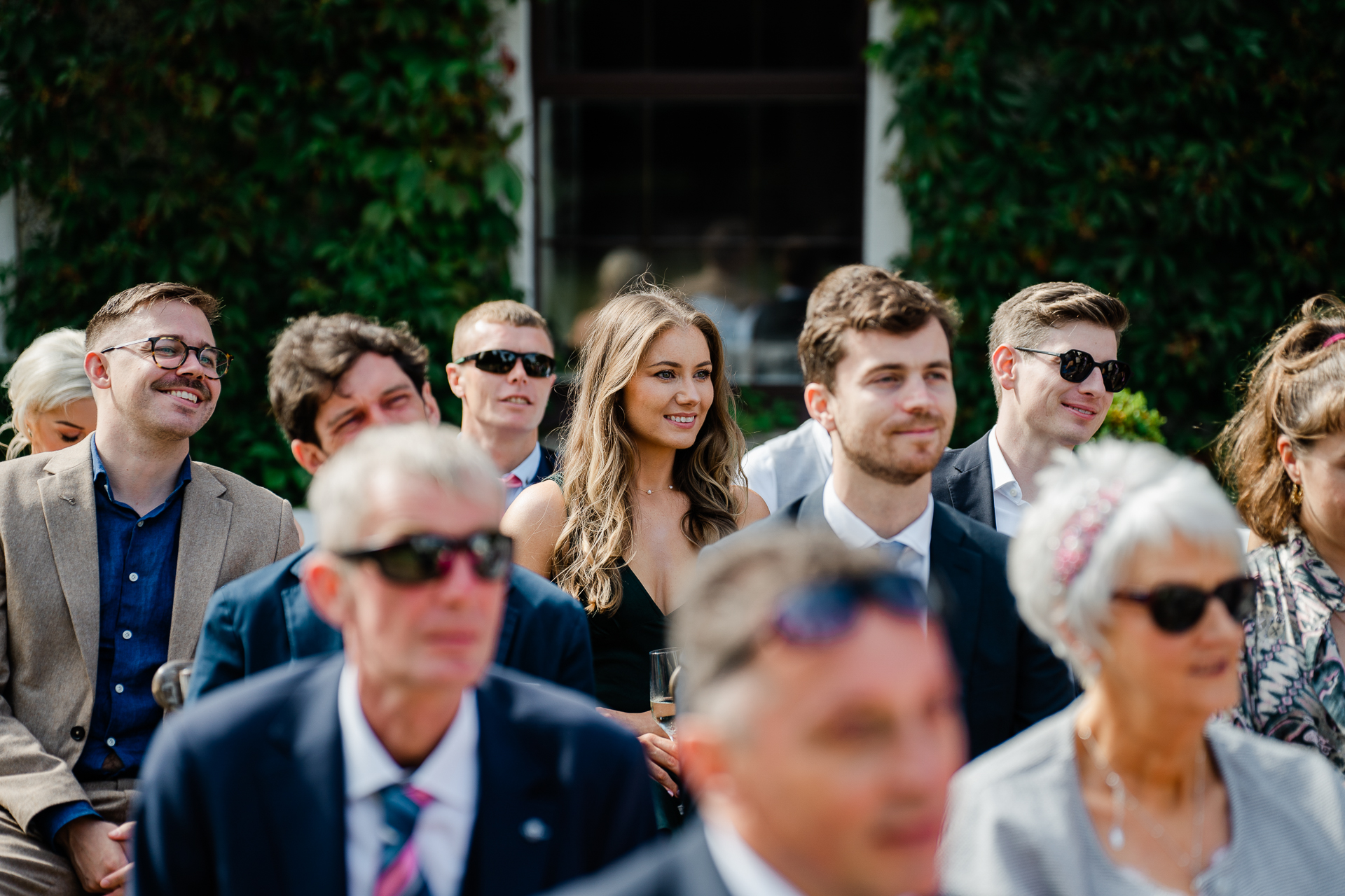 A group of people walking