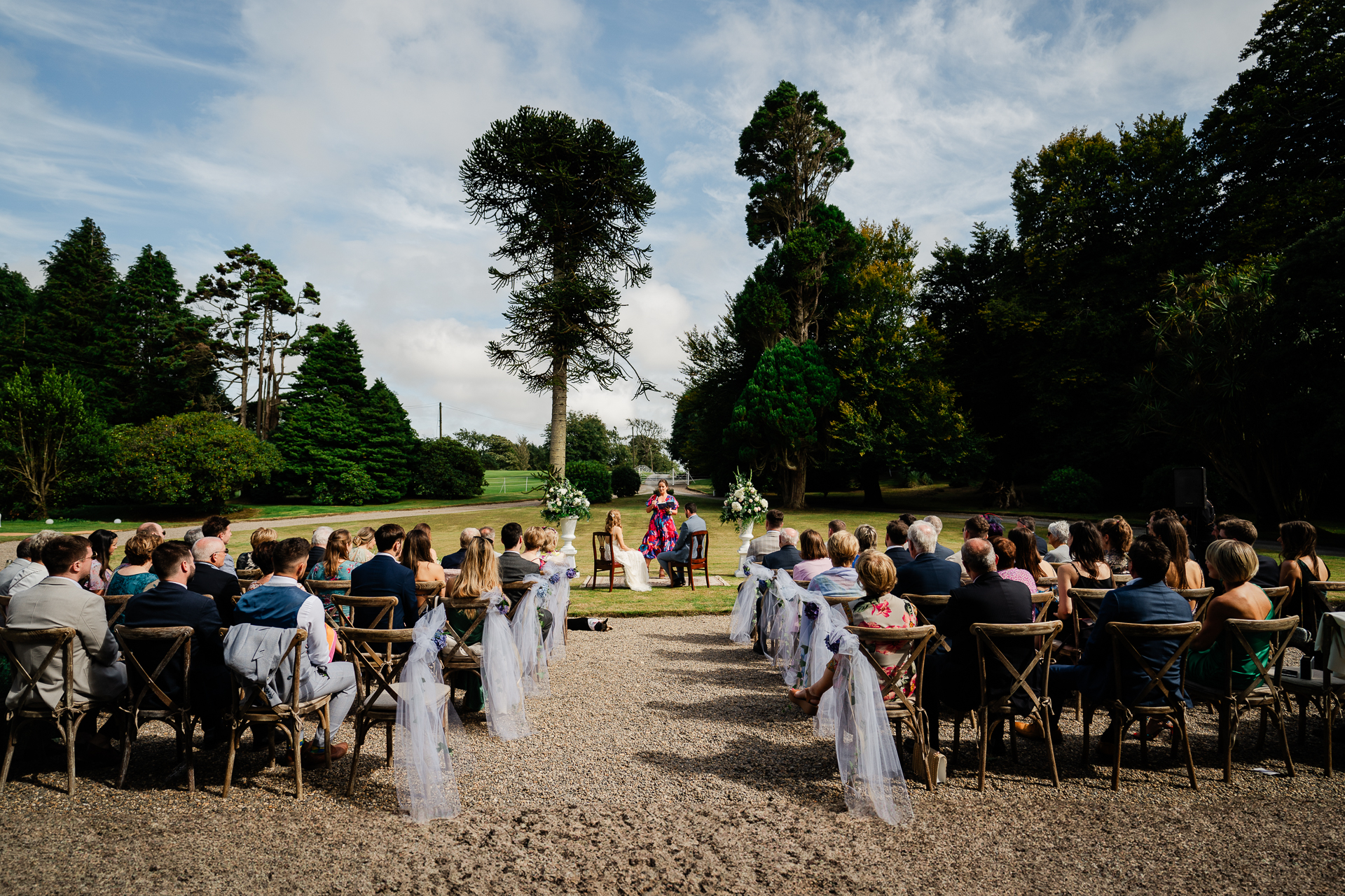 A wedding party at a wedding