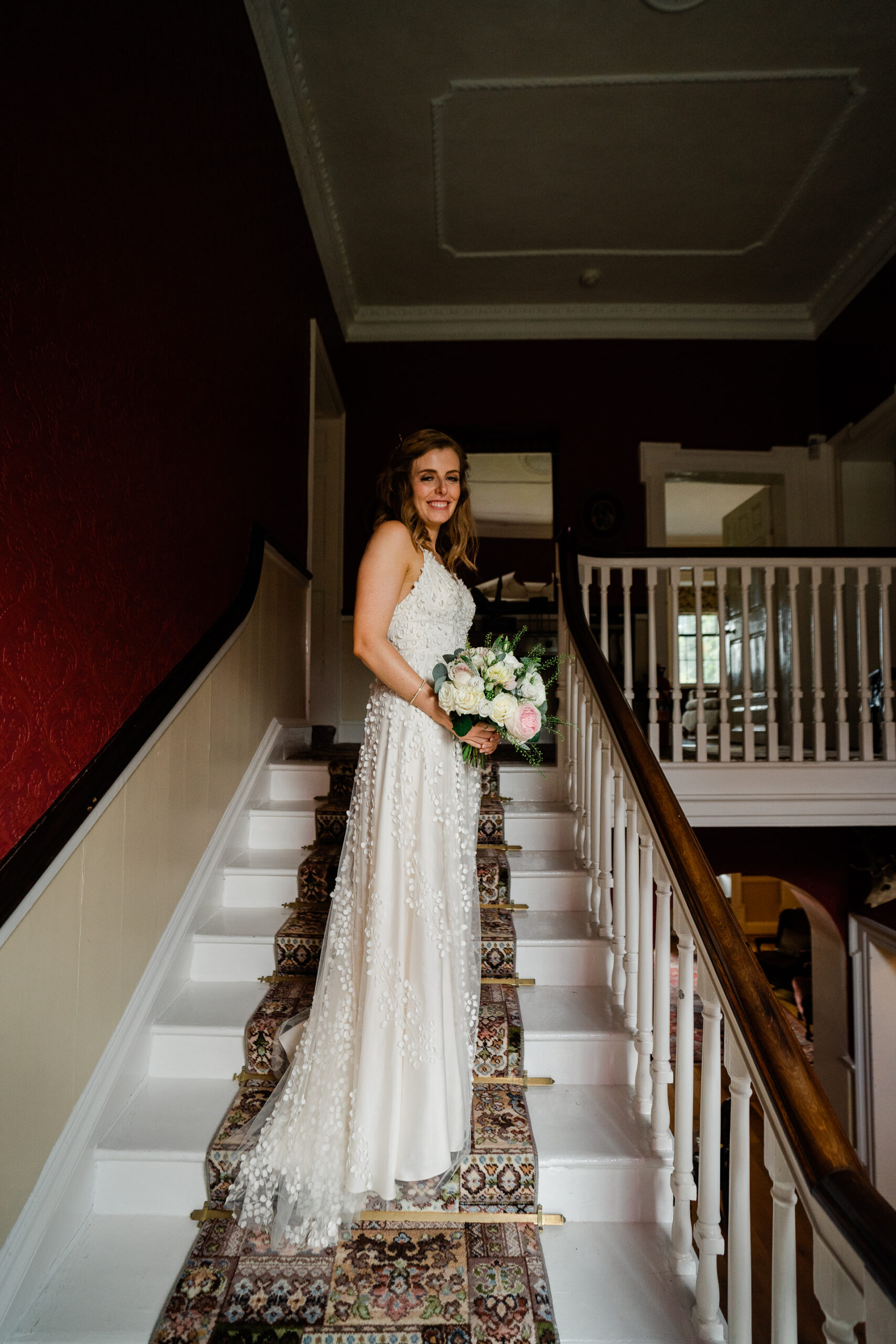 A person in a wedding dress