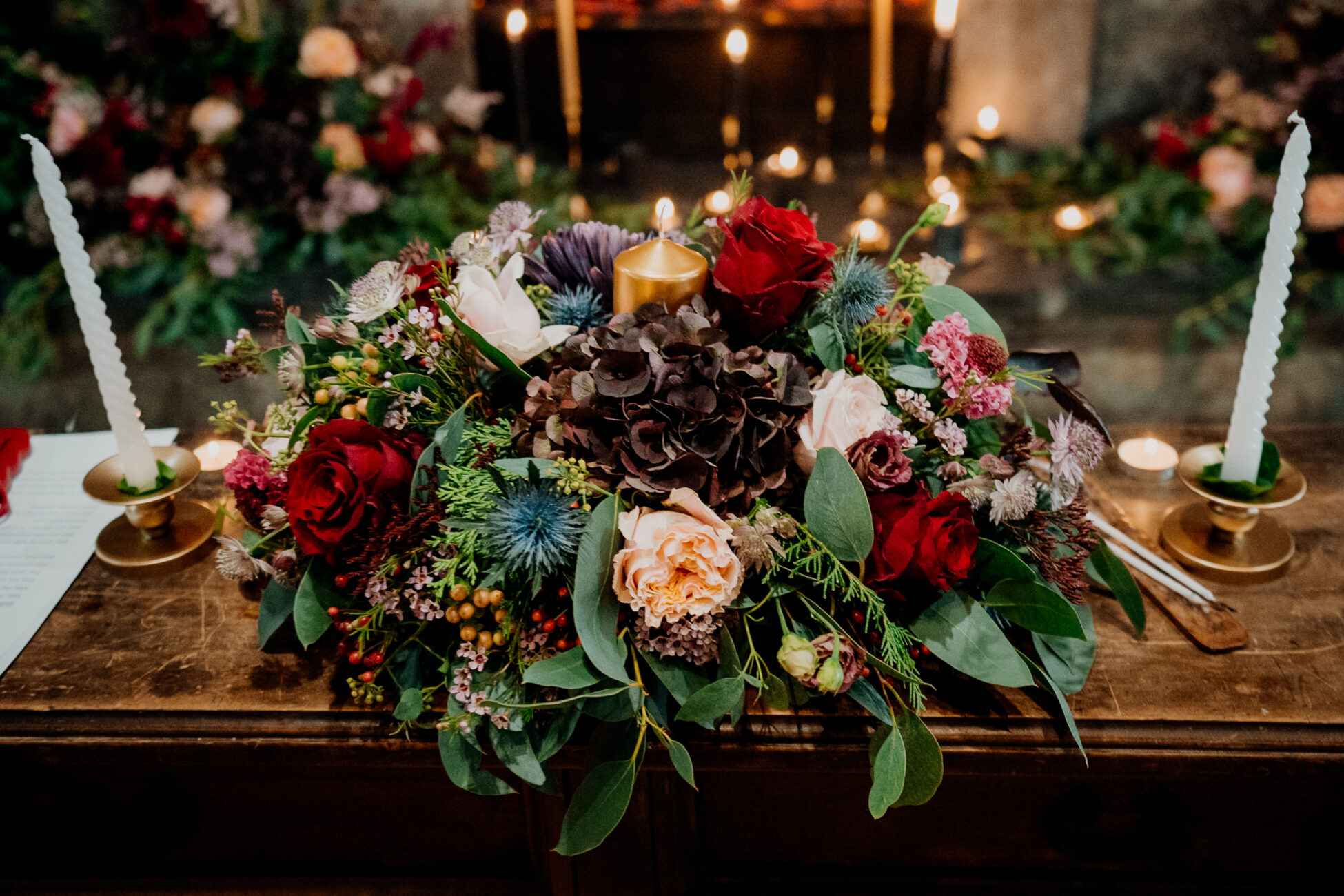 A bouquet of flowers