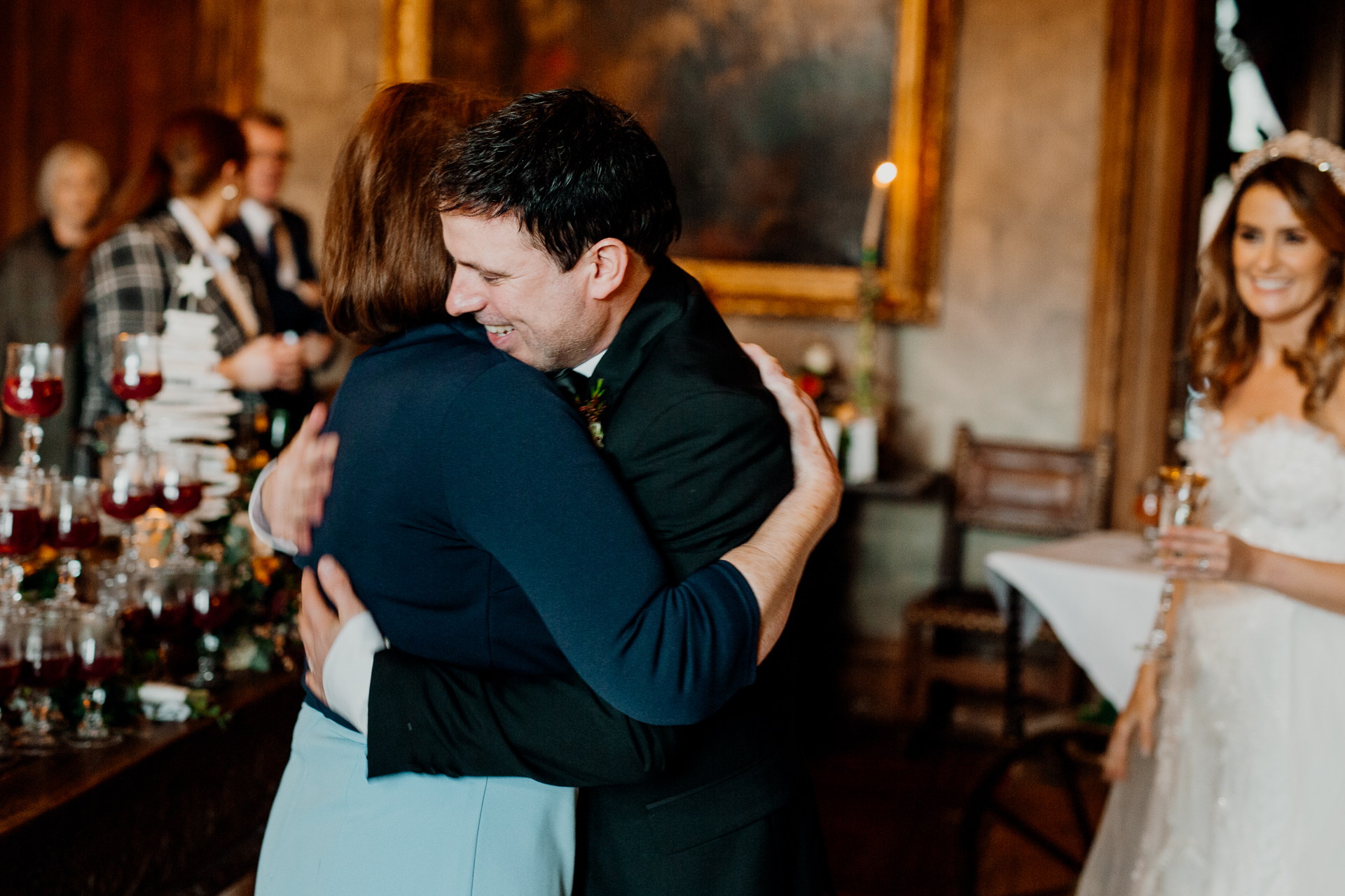 A man and woman dancing