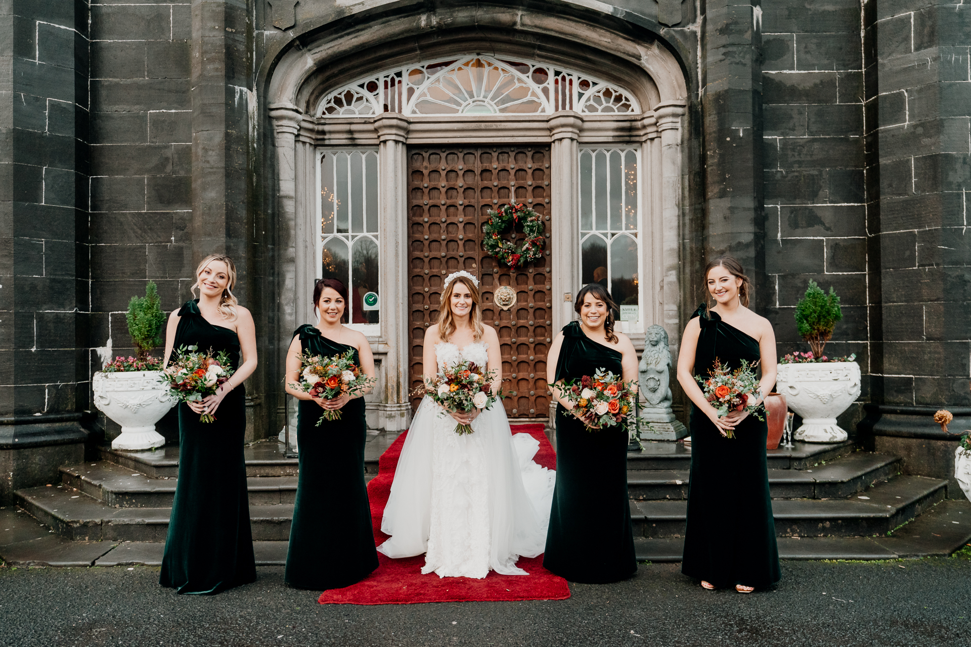 A group of women posing for a picture