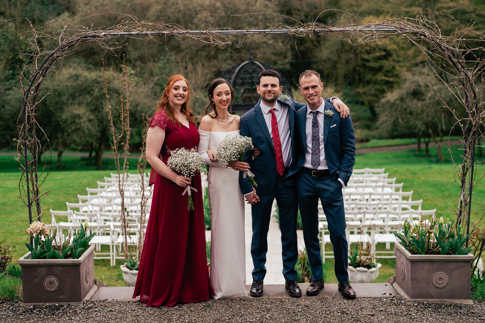 A group of people posing for a photo