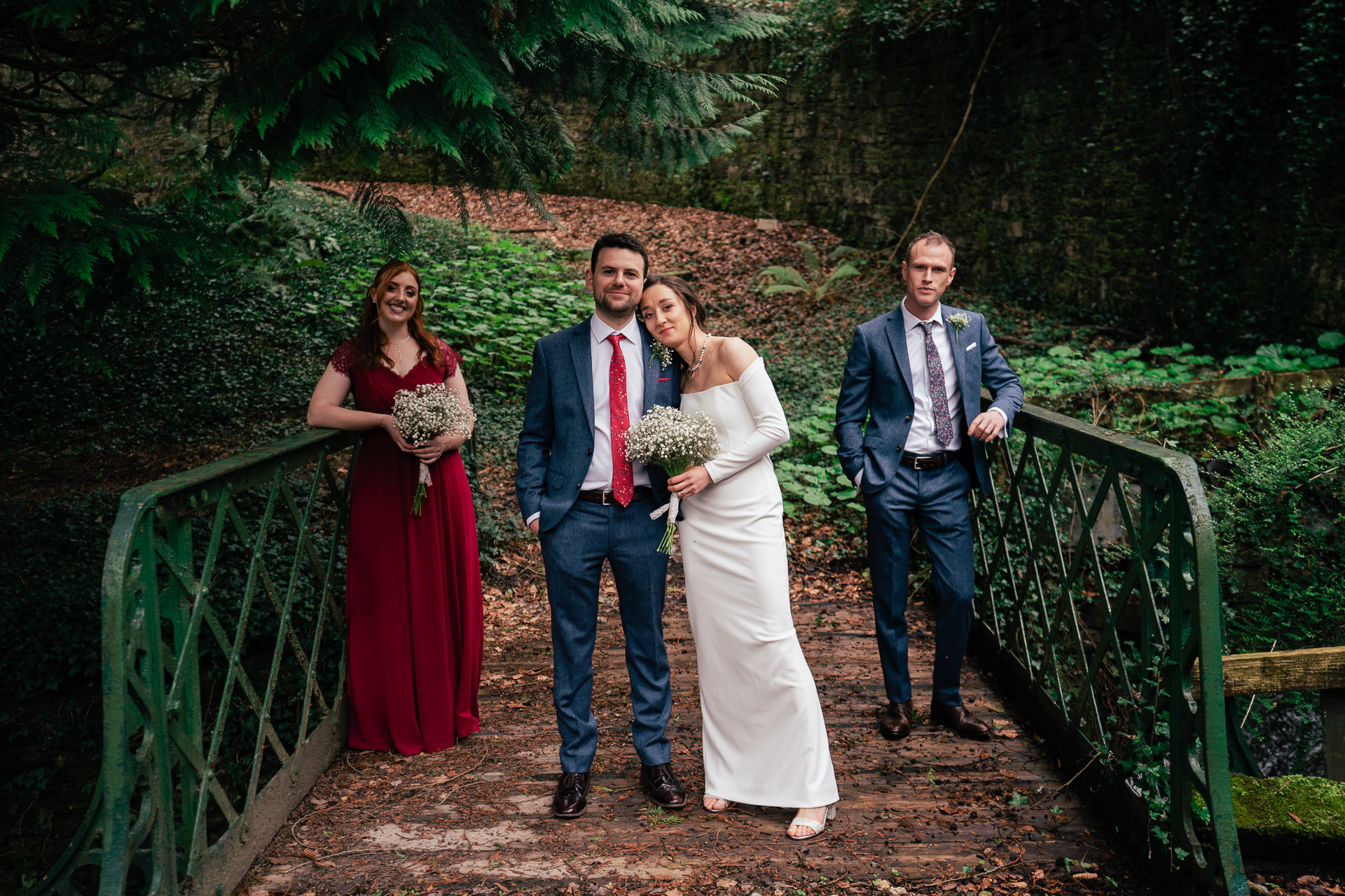 A group of people posing for a photo