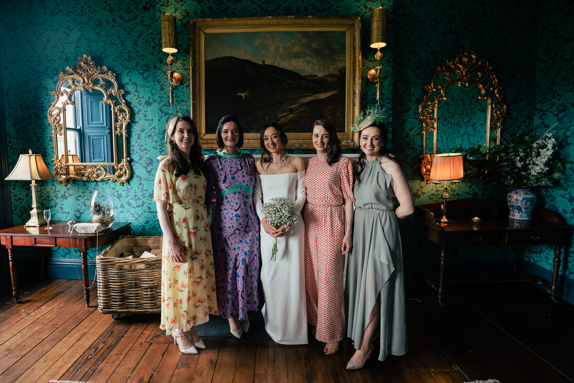 A group of women posing for a picture