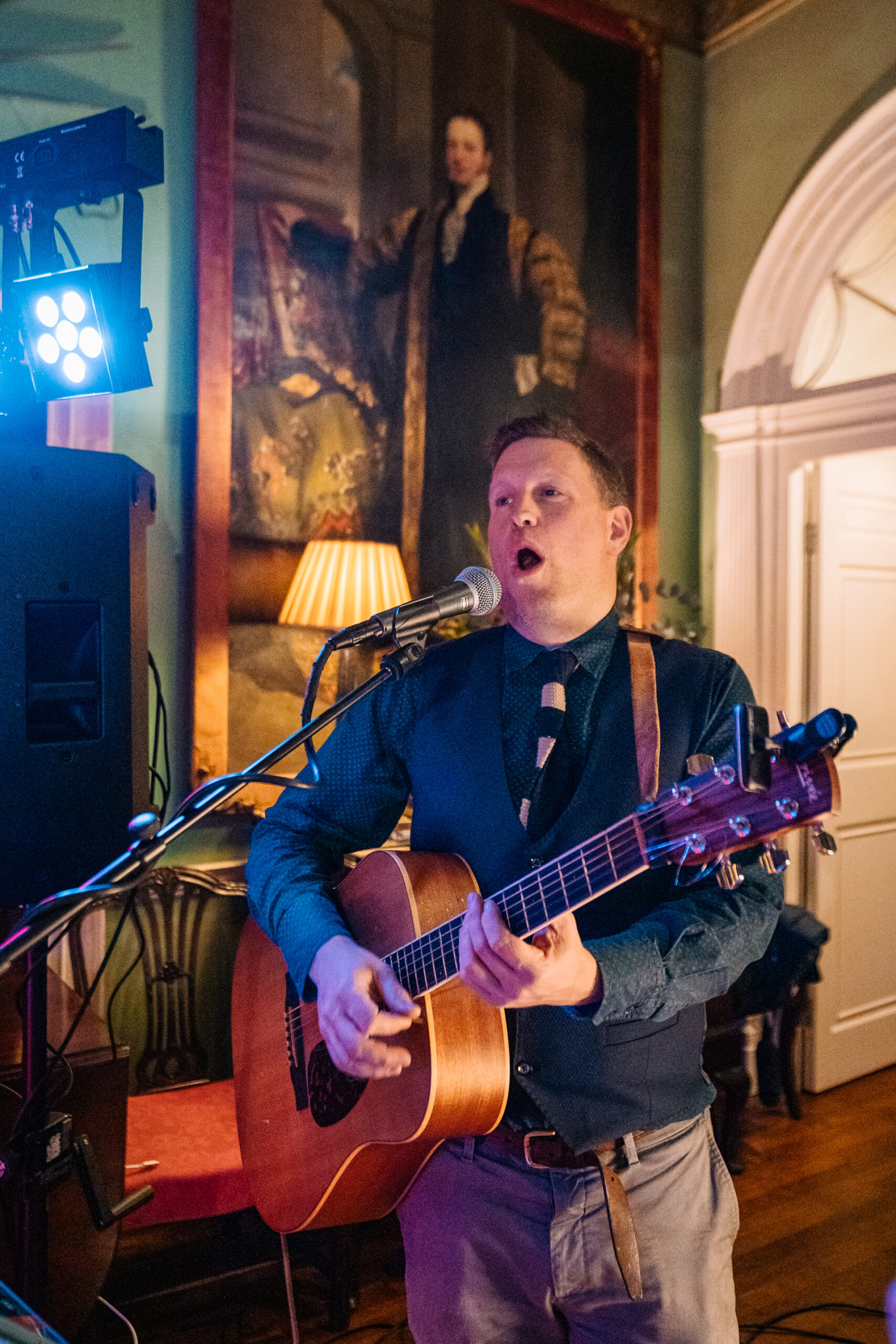 Magical first dance in Glin Castle’s grand ballroom, with warm lighting and an atmosphere of romance and celebration