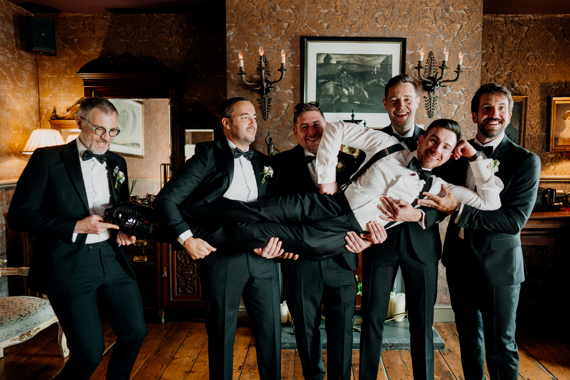 A group of men in suits