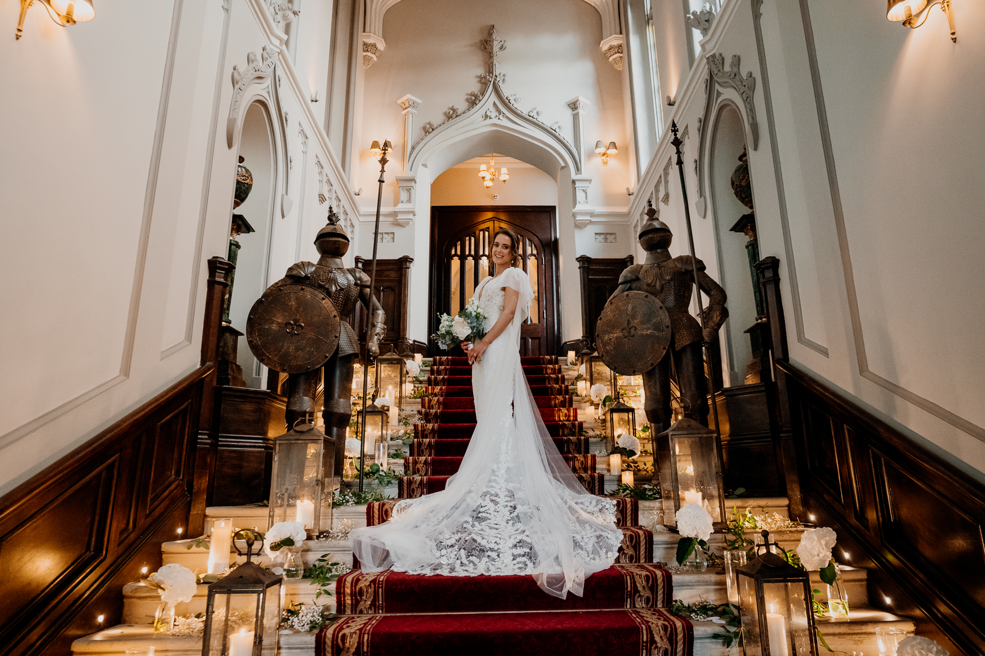 A person in a white dress