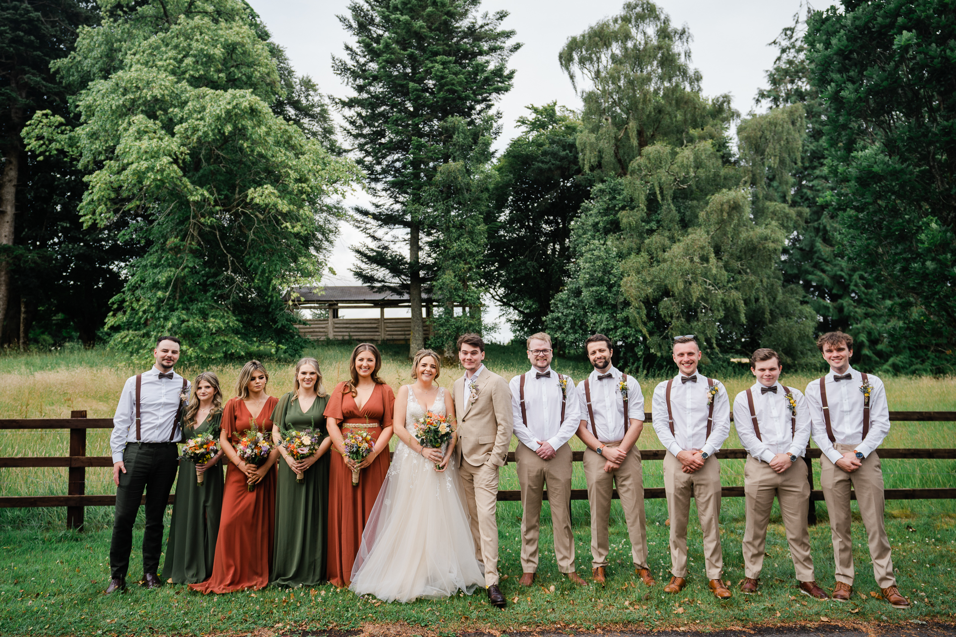 A group of people posing for a photo