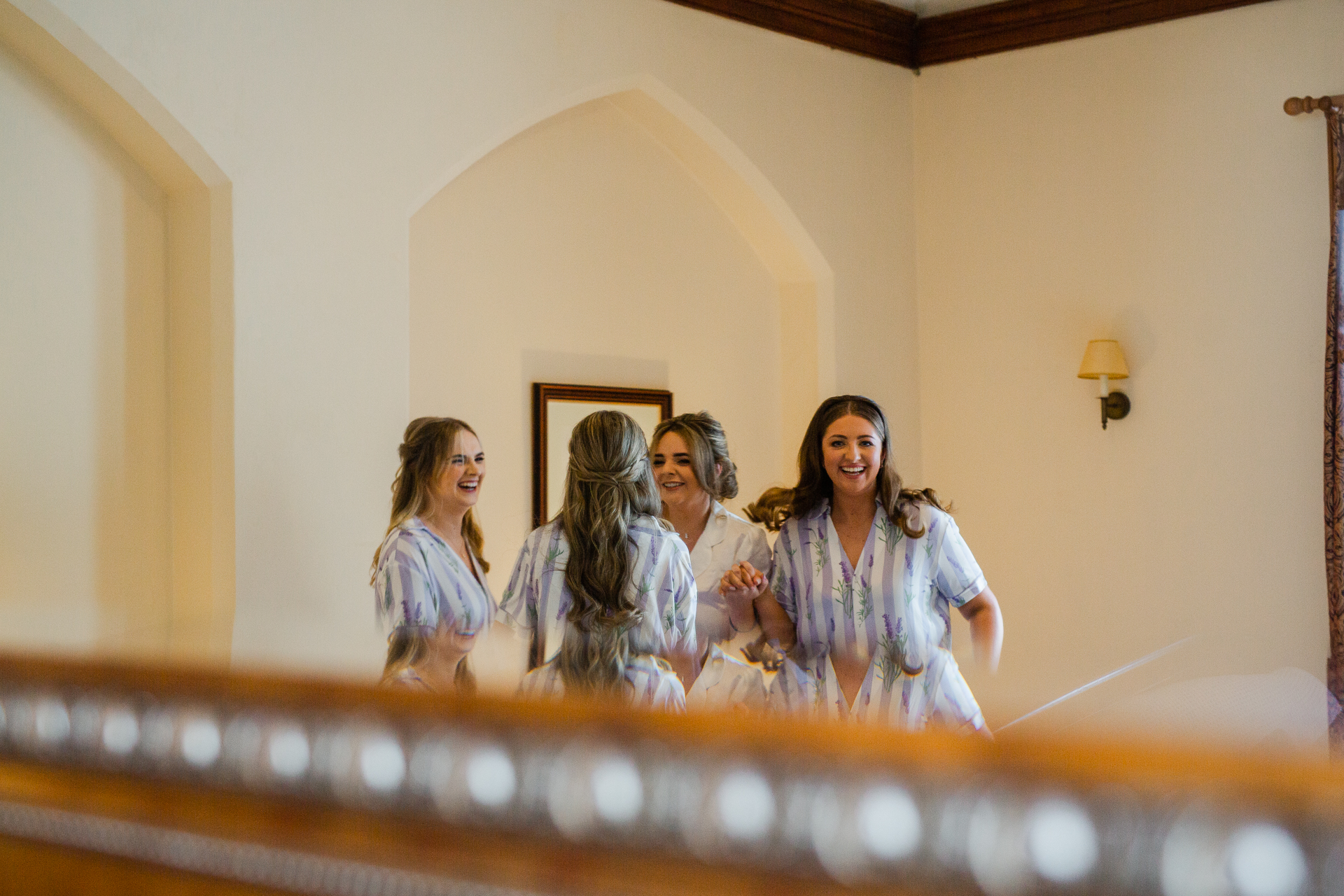 A group of women standing in a room