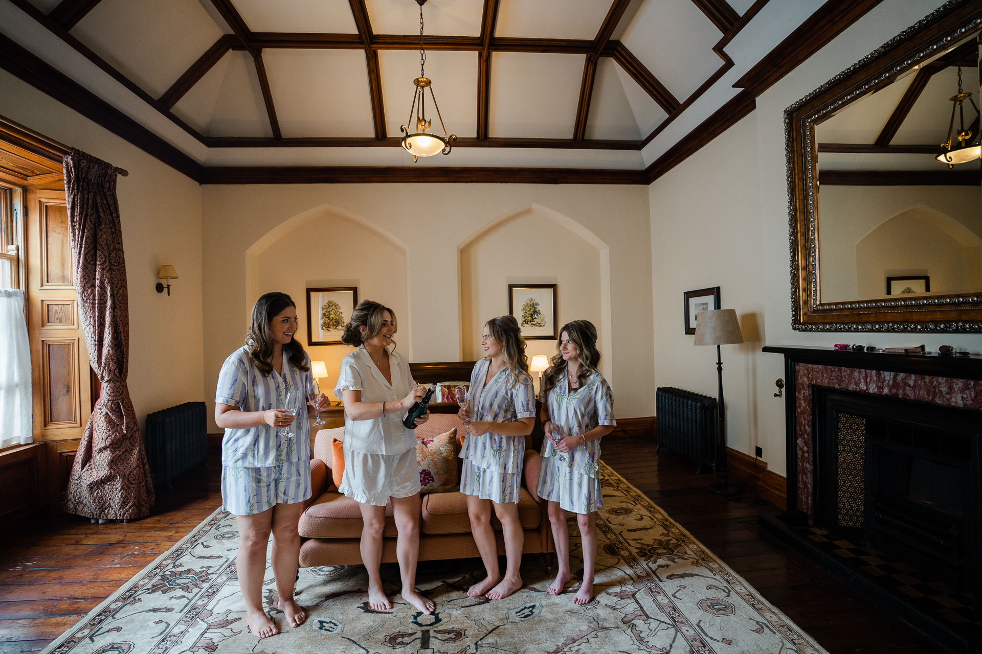 A group of women in a room