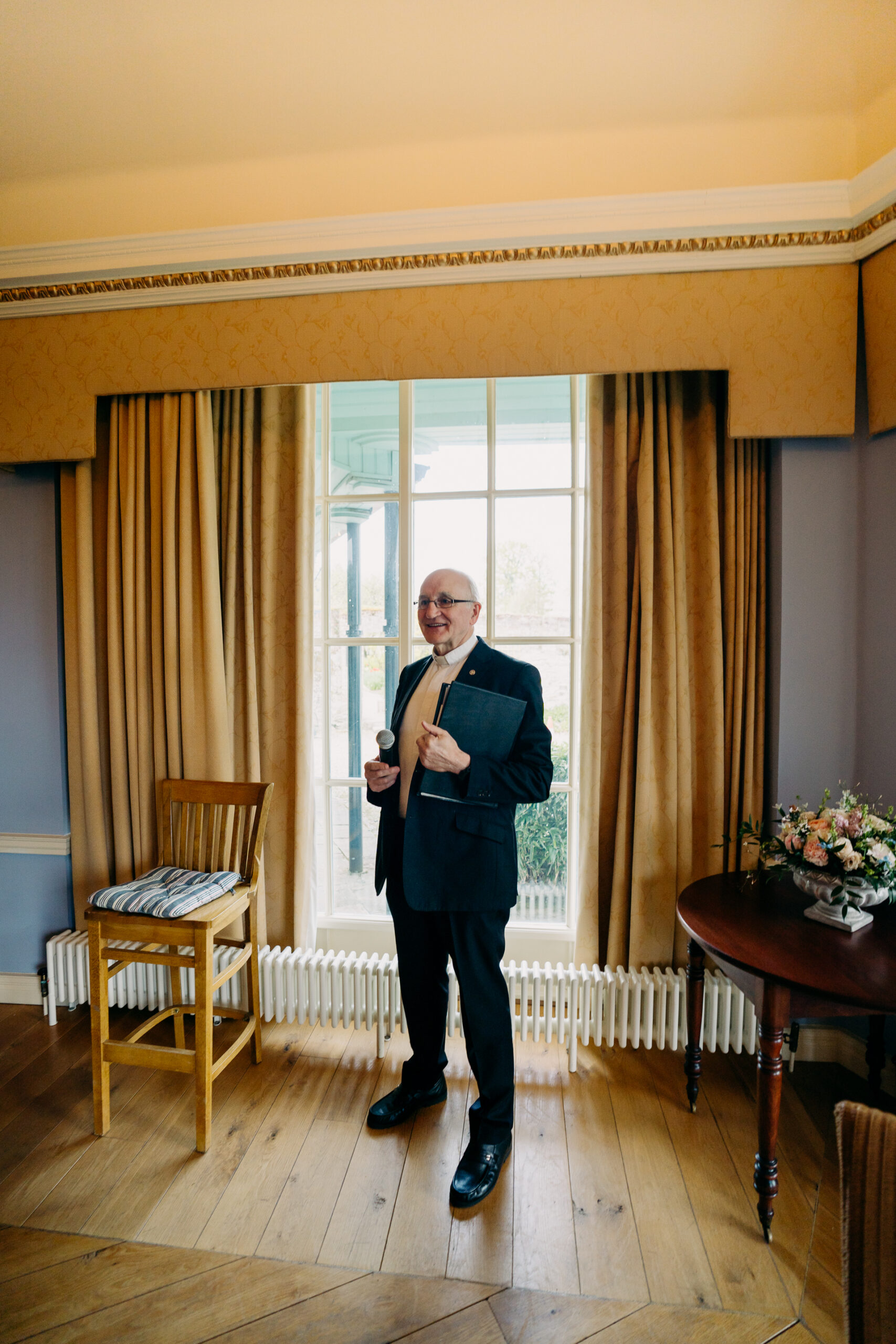 Elegant Rathmullan House wedding surrounded by lush gardens and breathtaking coastal views