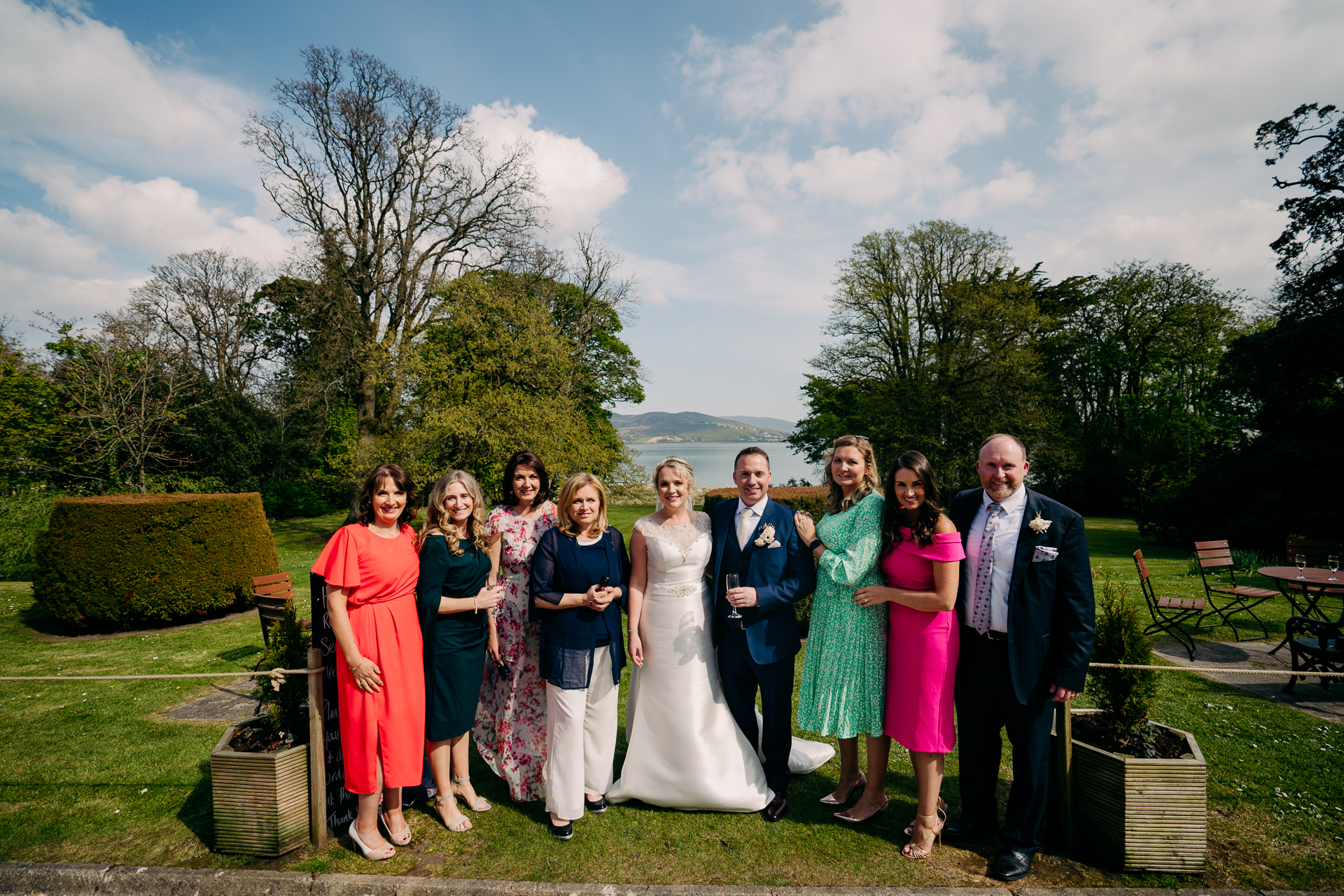 A group of people posing for a photo