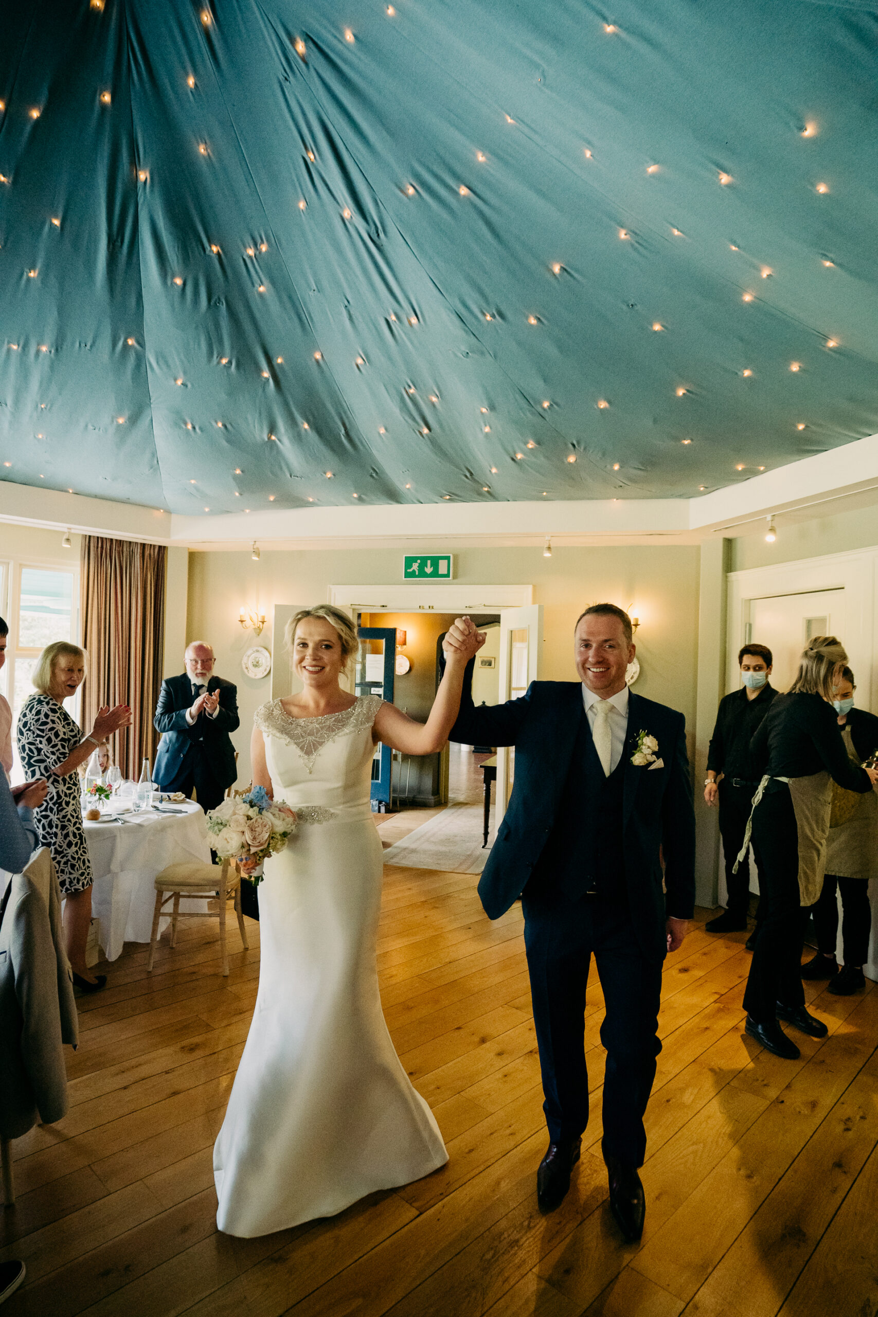 Elegant Rathmullan House wedding surrounded by lush gardens and breathtaking coastal views