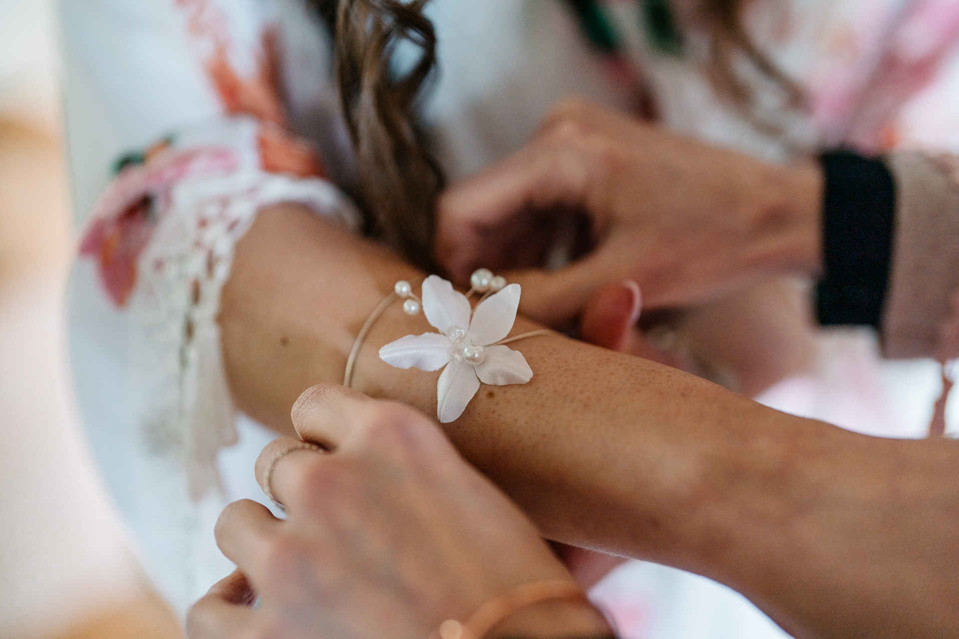 A close-up of hands holding a star