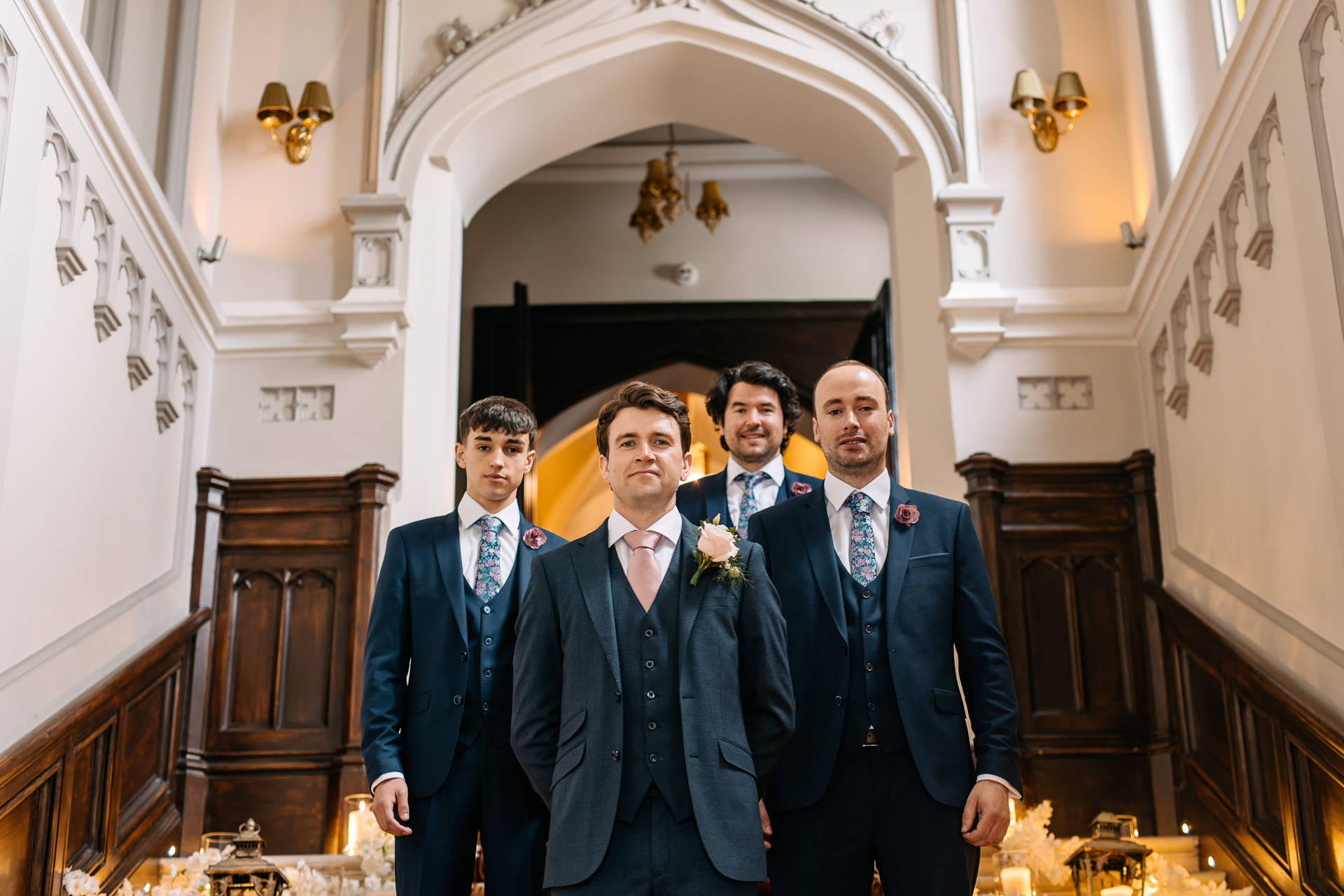 A group of men in suits