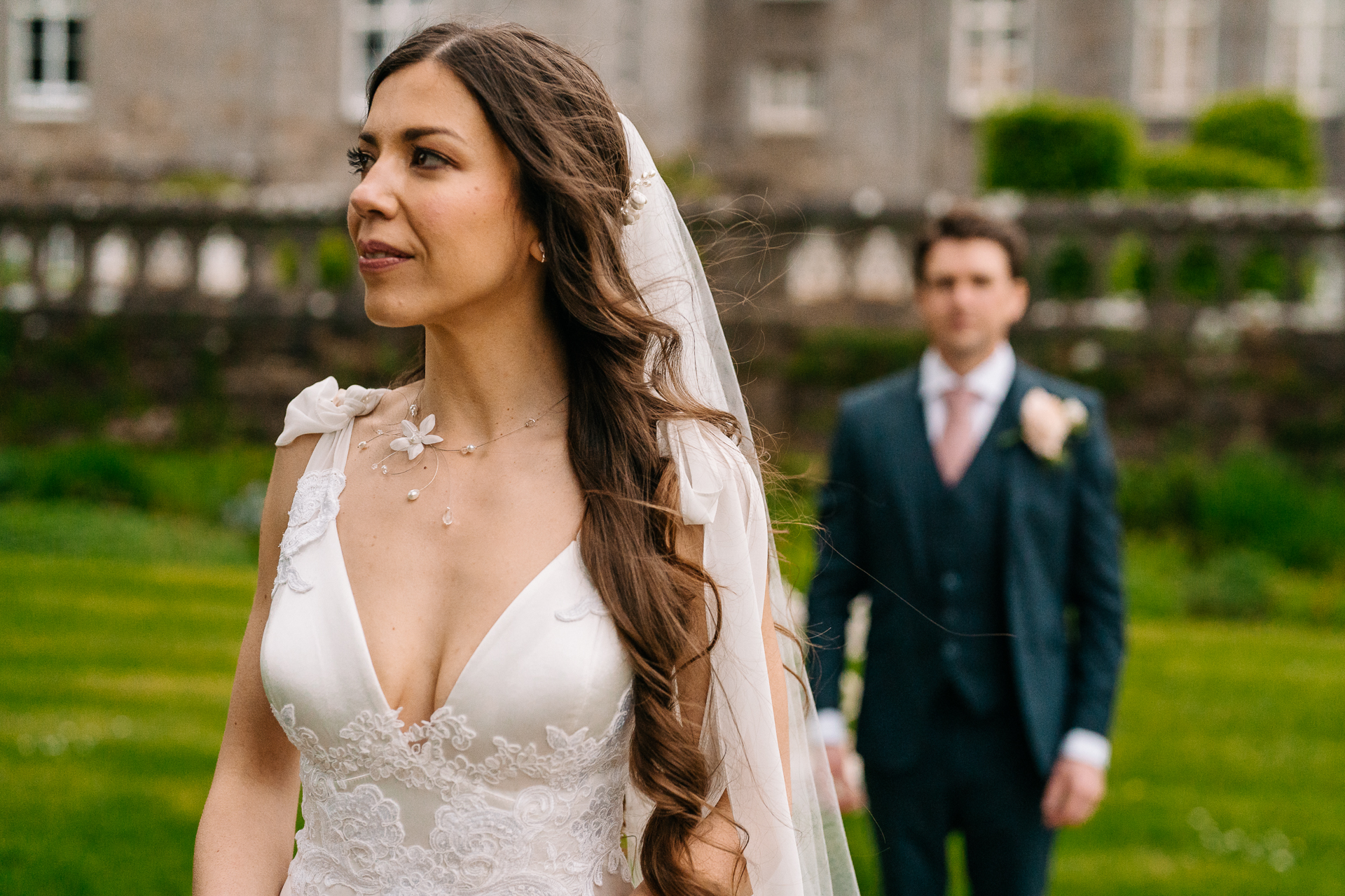 A person in a wedding dress