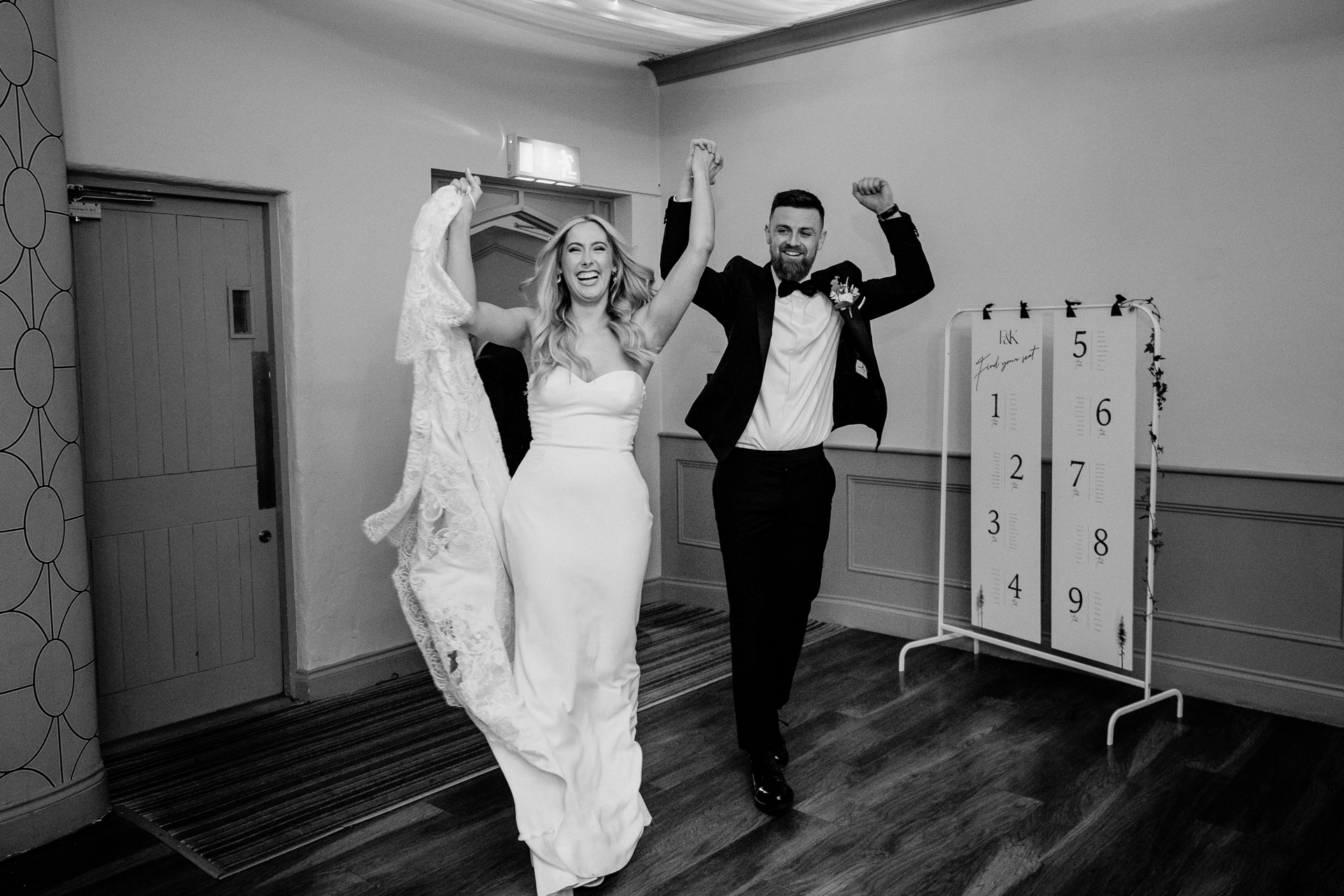 A man and woman posing for a picture