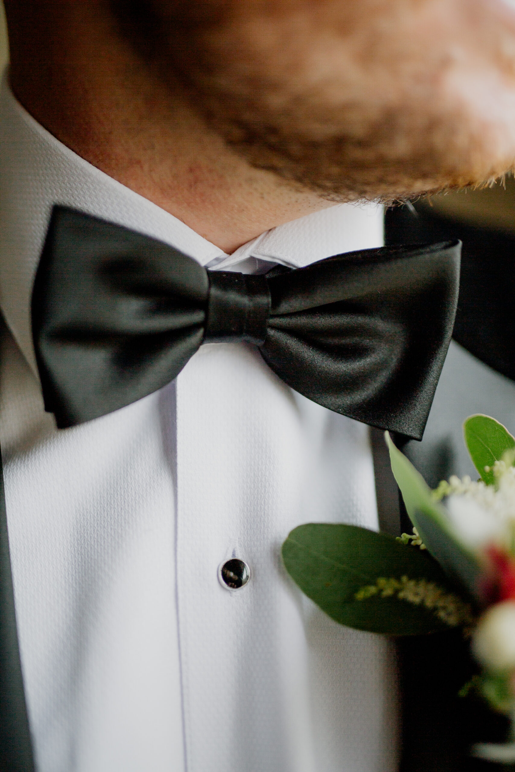 A man wearing a bow tie