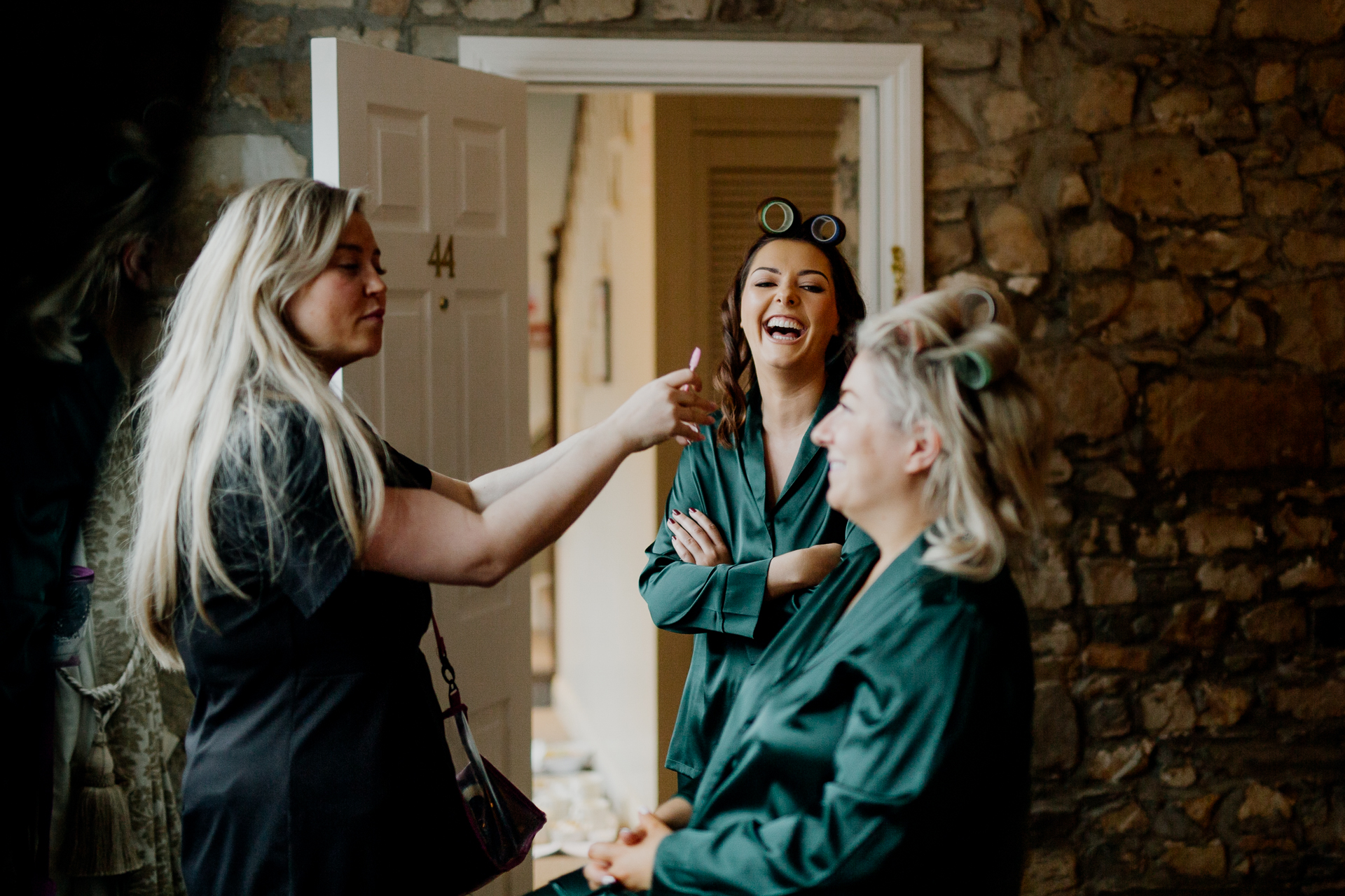 A group of women laughing