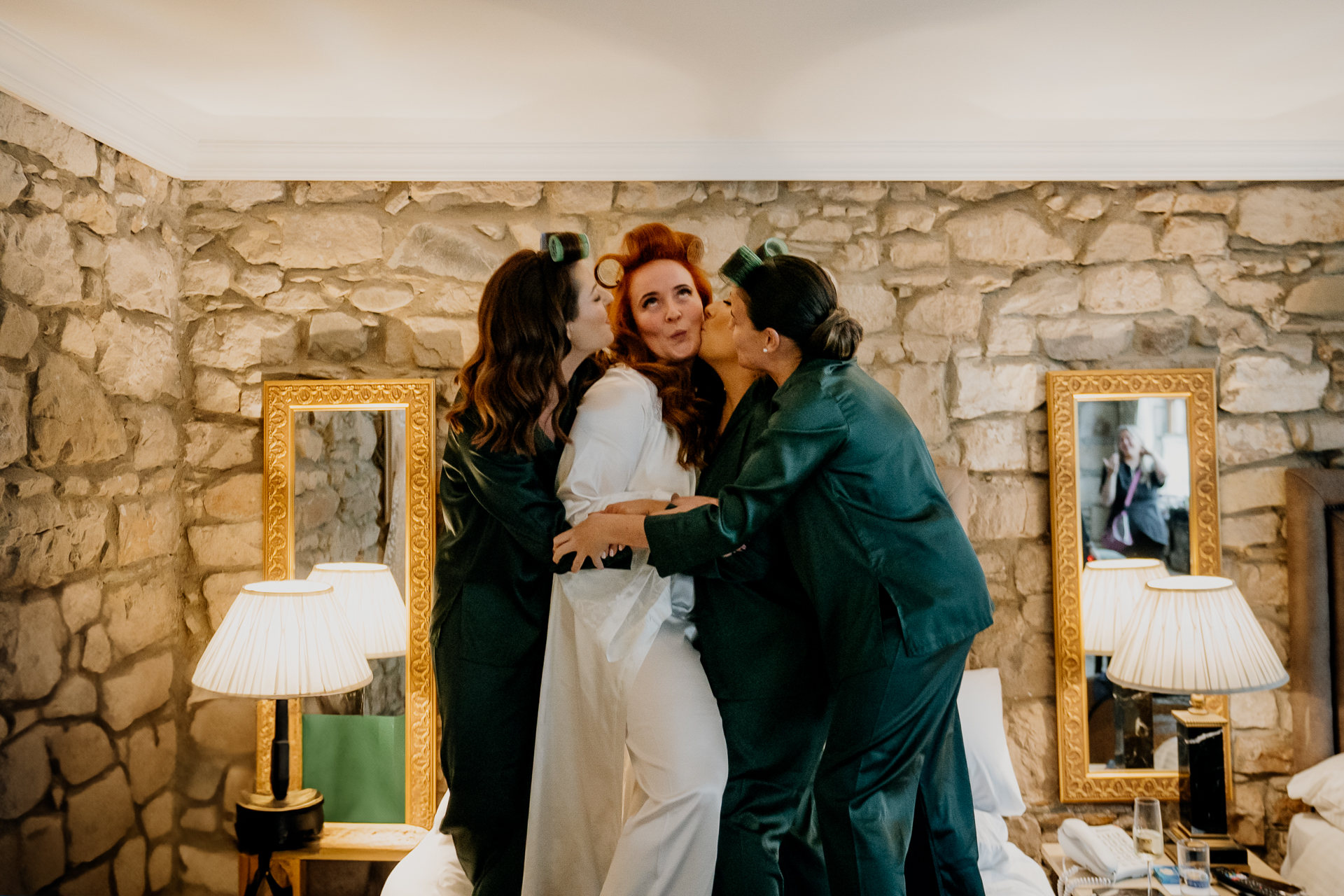 A group of women in a room