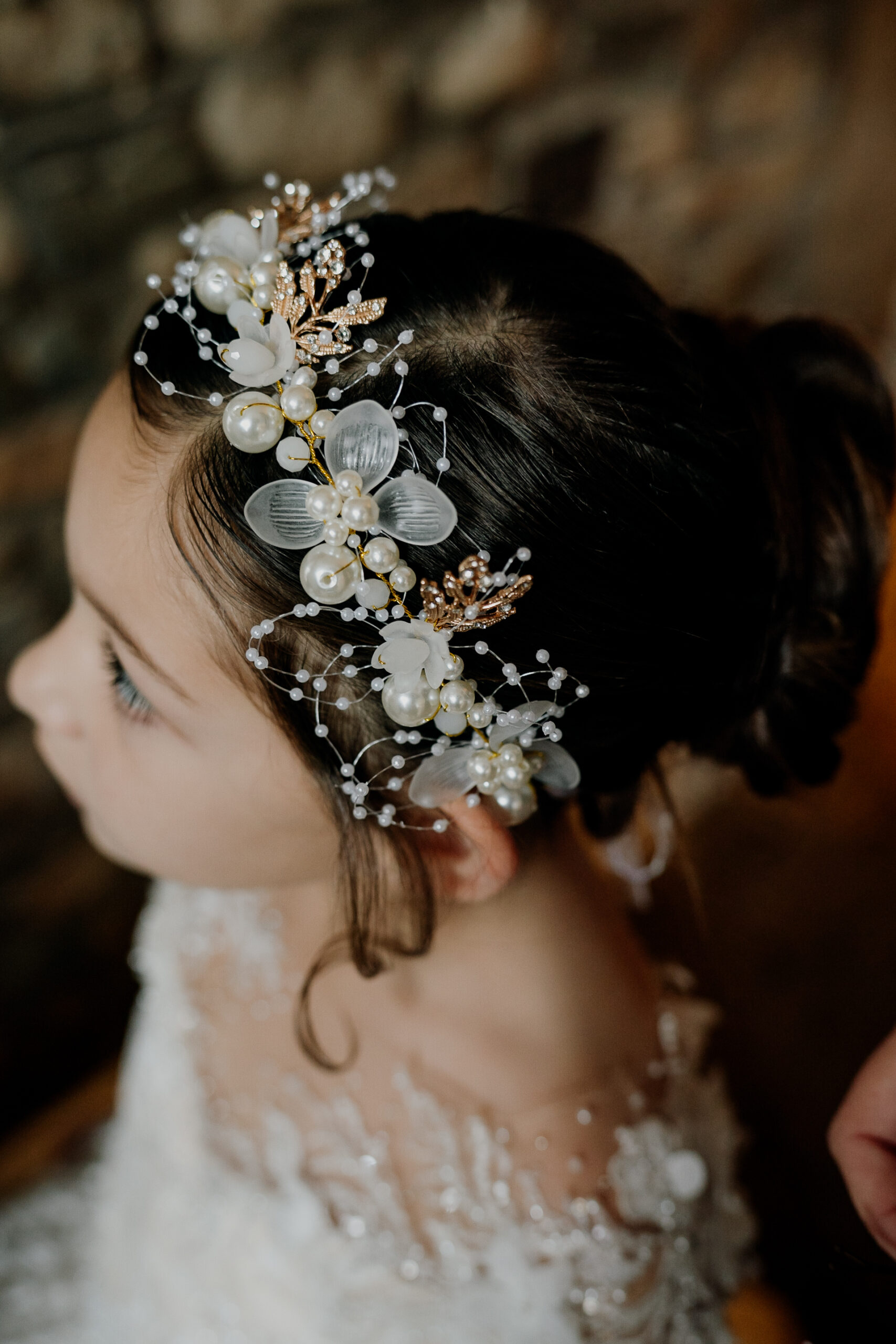 A person with a flower crown