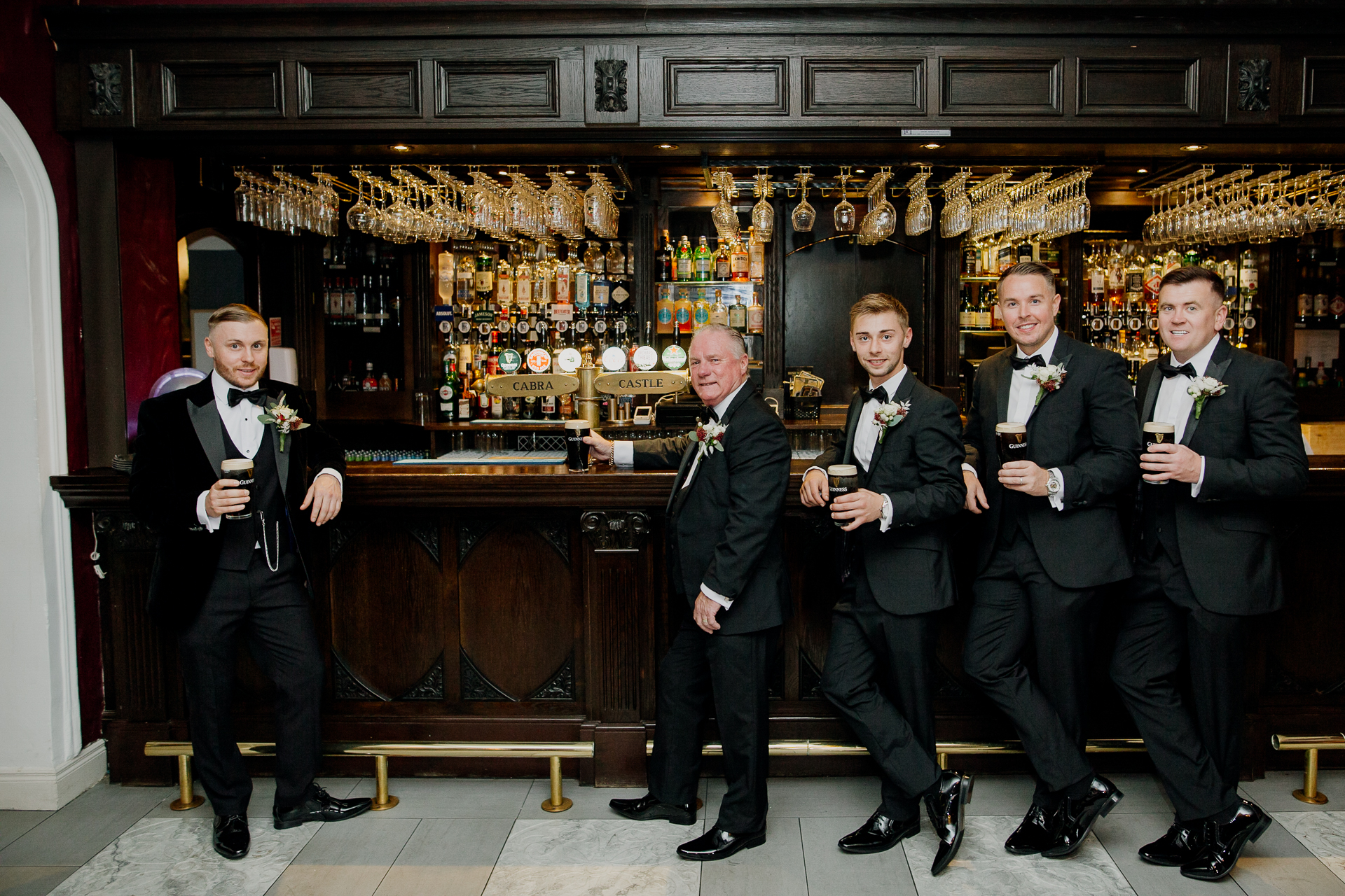 A group of men in suits