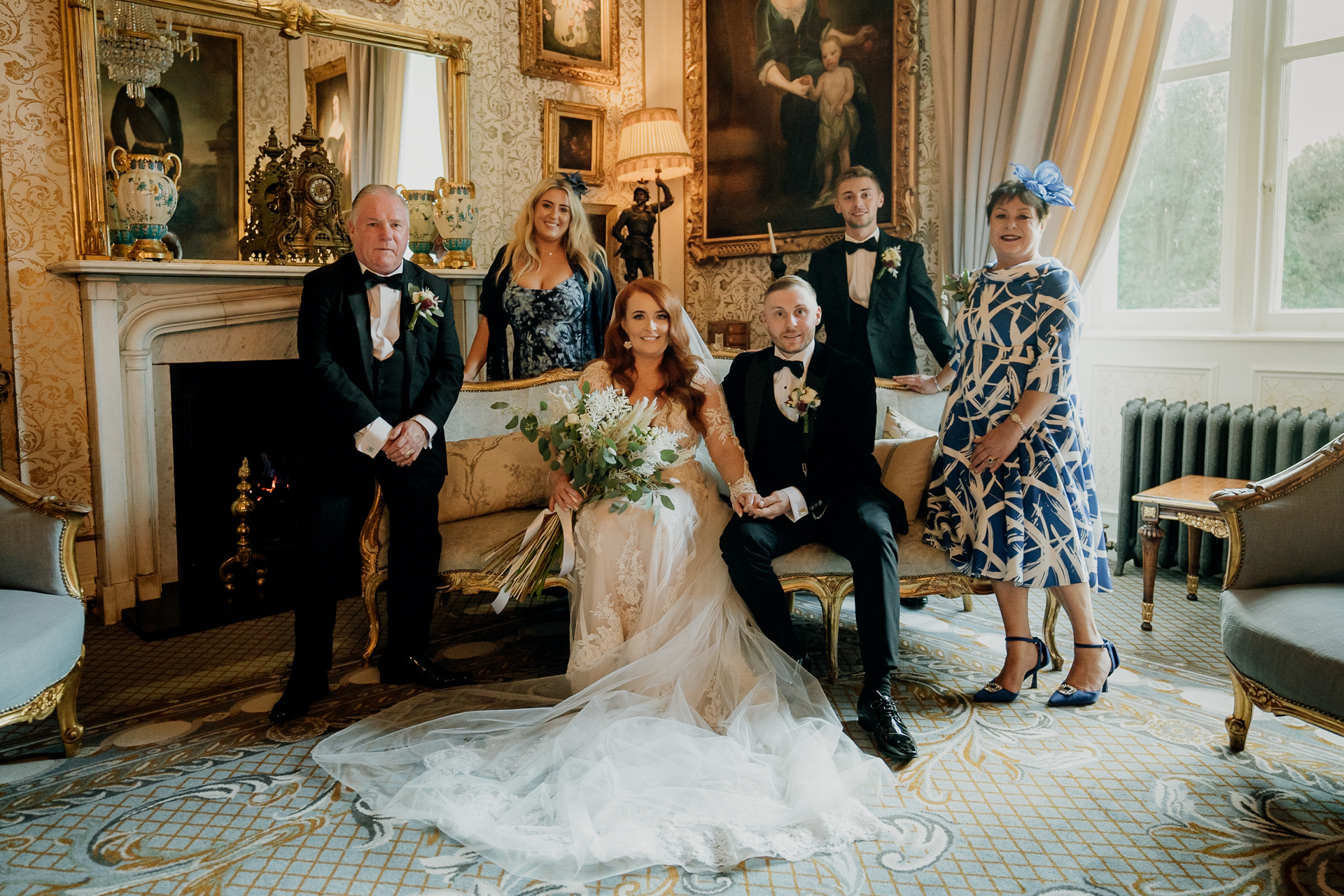 A group of people posing for a photo