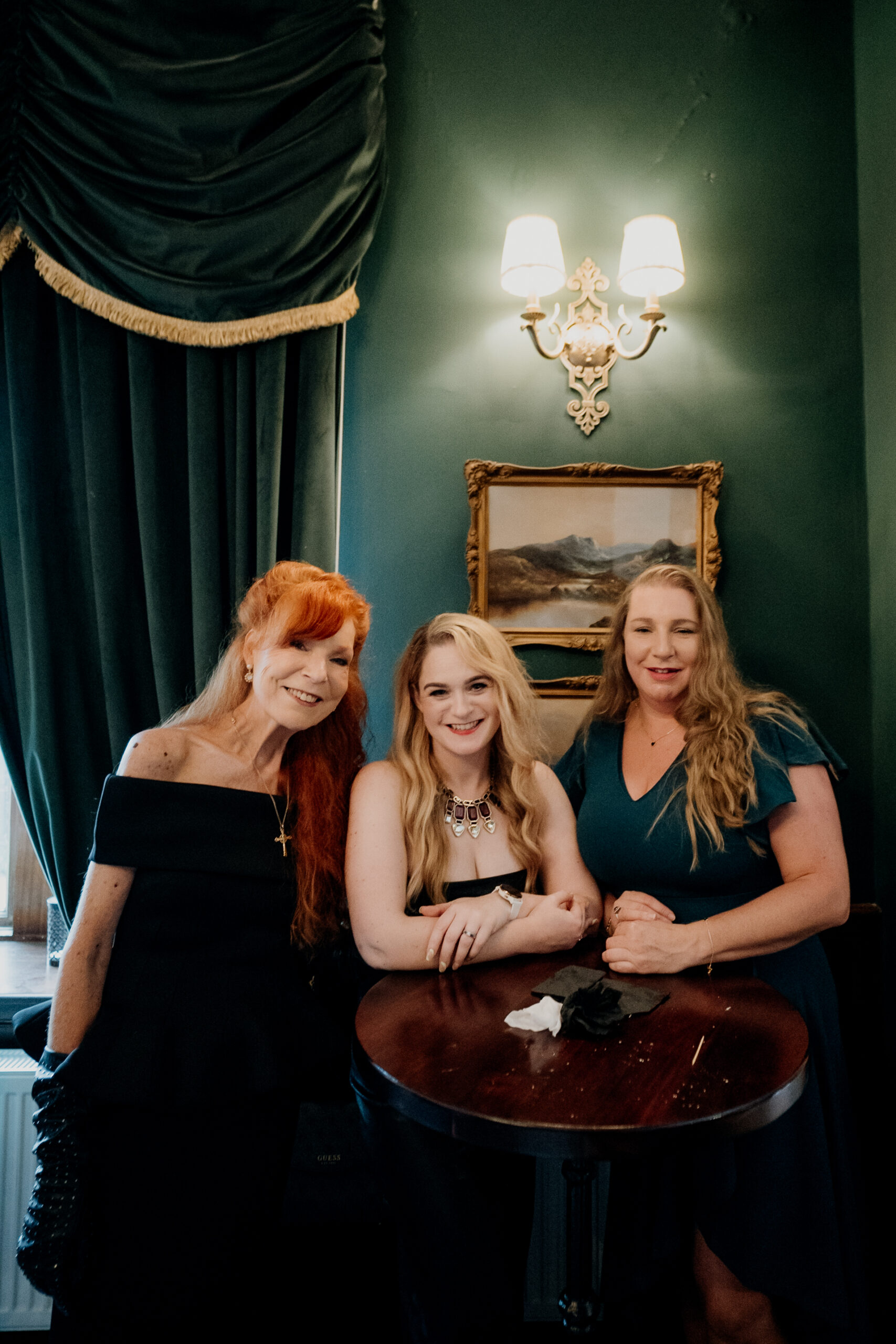 A group of women posing for a picture