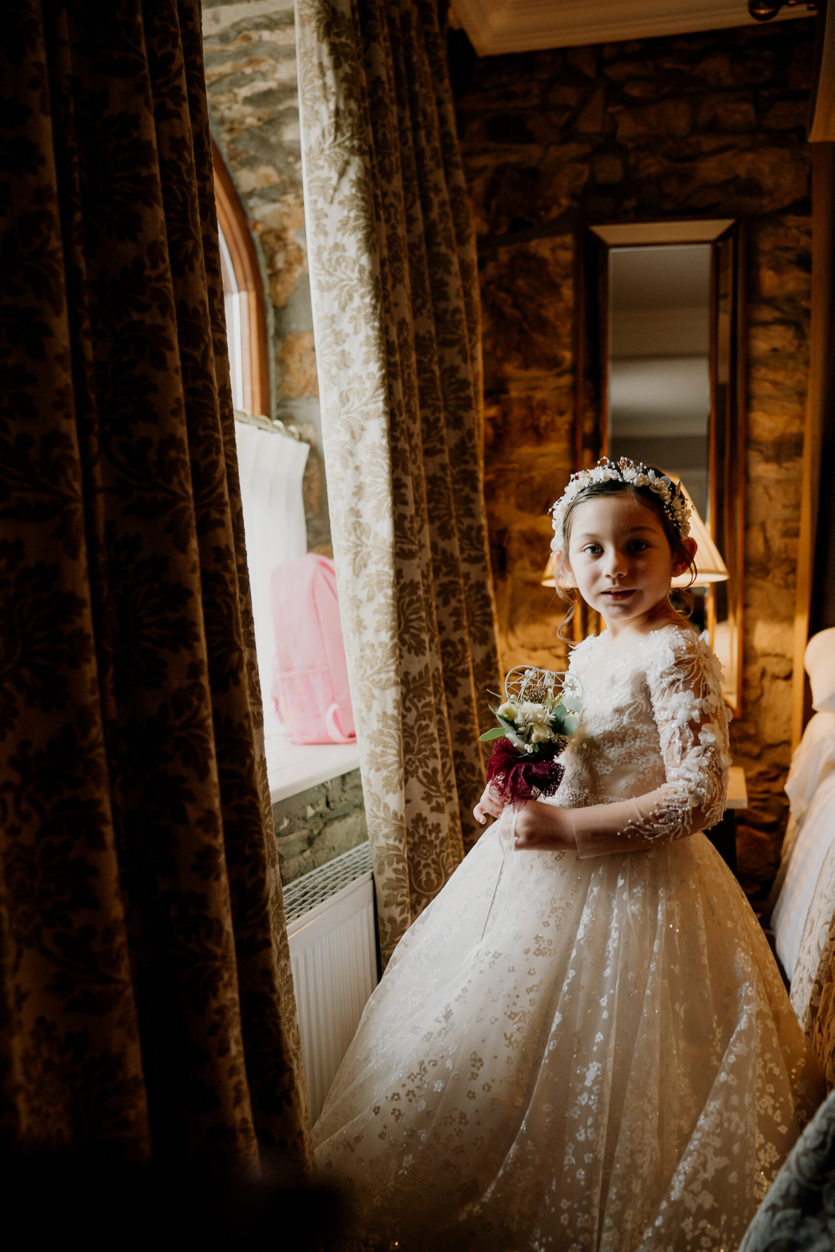 A person in a wedding dress