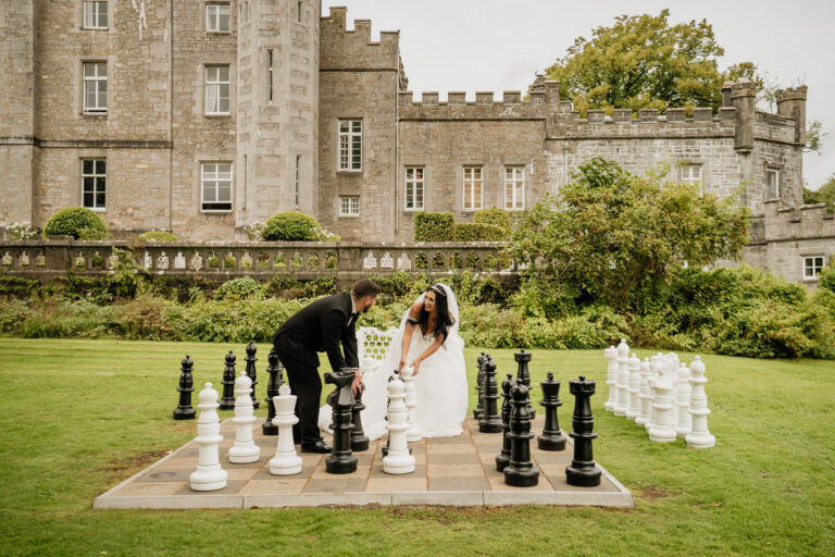 A romantic wedding at Markree Castle, photographed by Dublin Wedding Photographer Wojciech Koza. 
