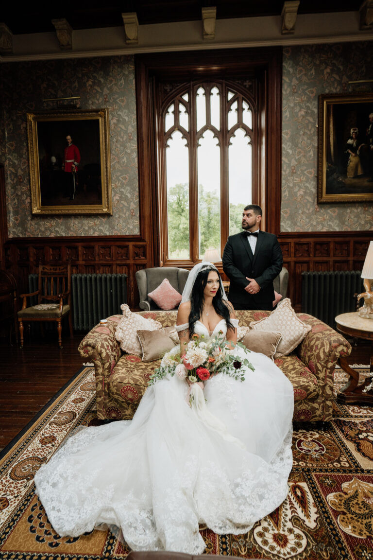 A romantic wedding at Markree Castle, photographed by Dublin Wedding Photographer Wojciech Koza. 
