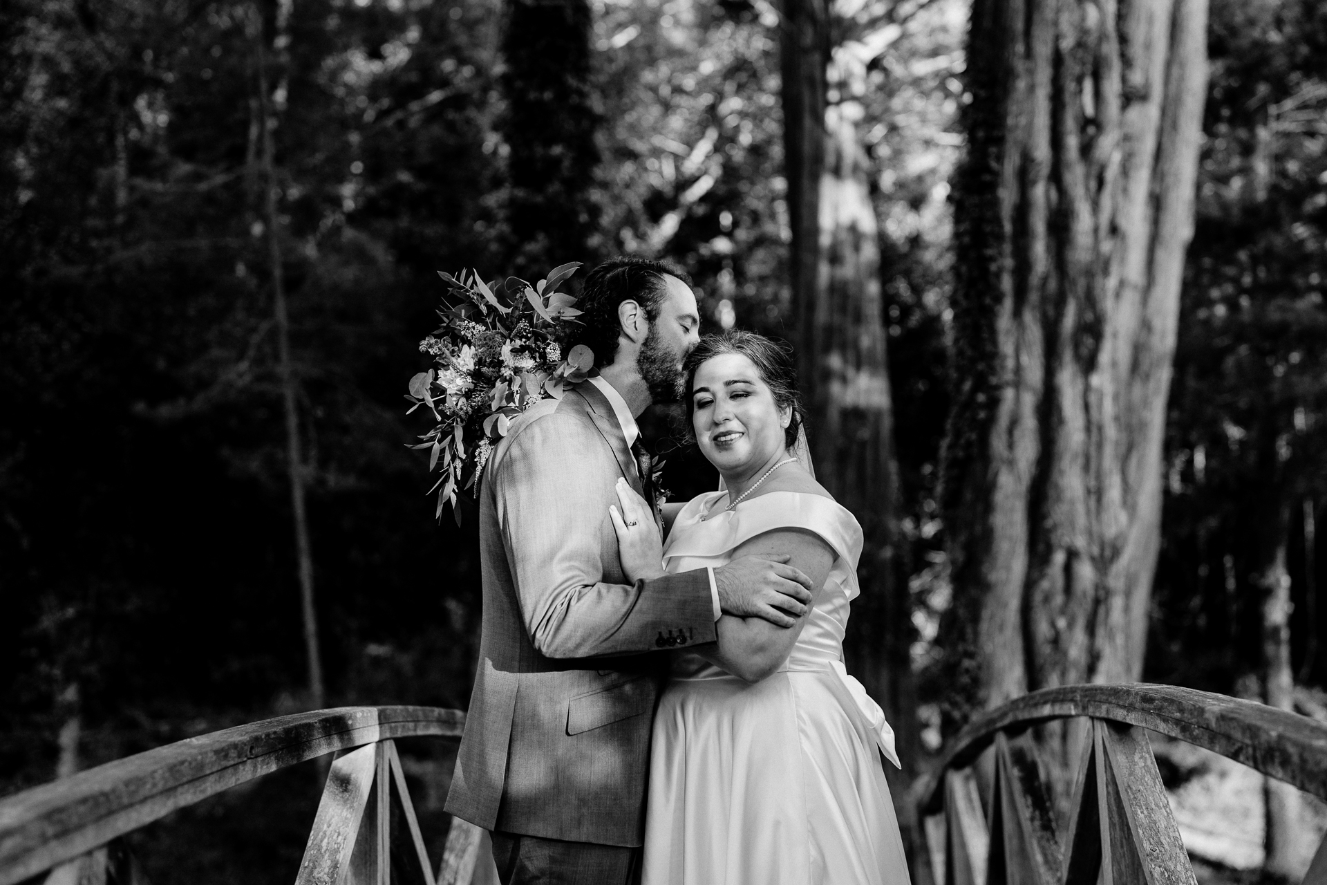 A man and woman kissing