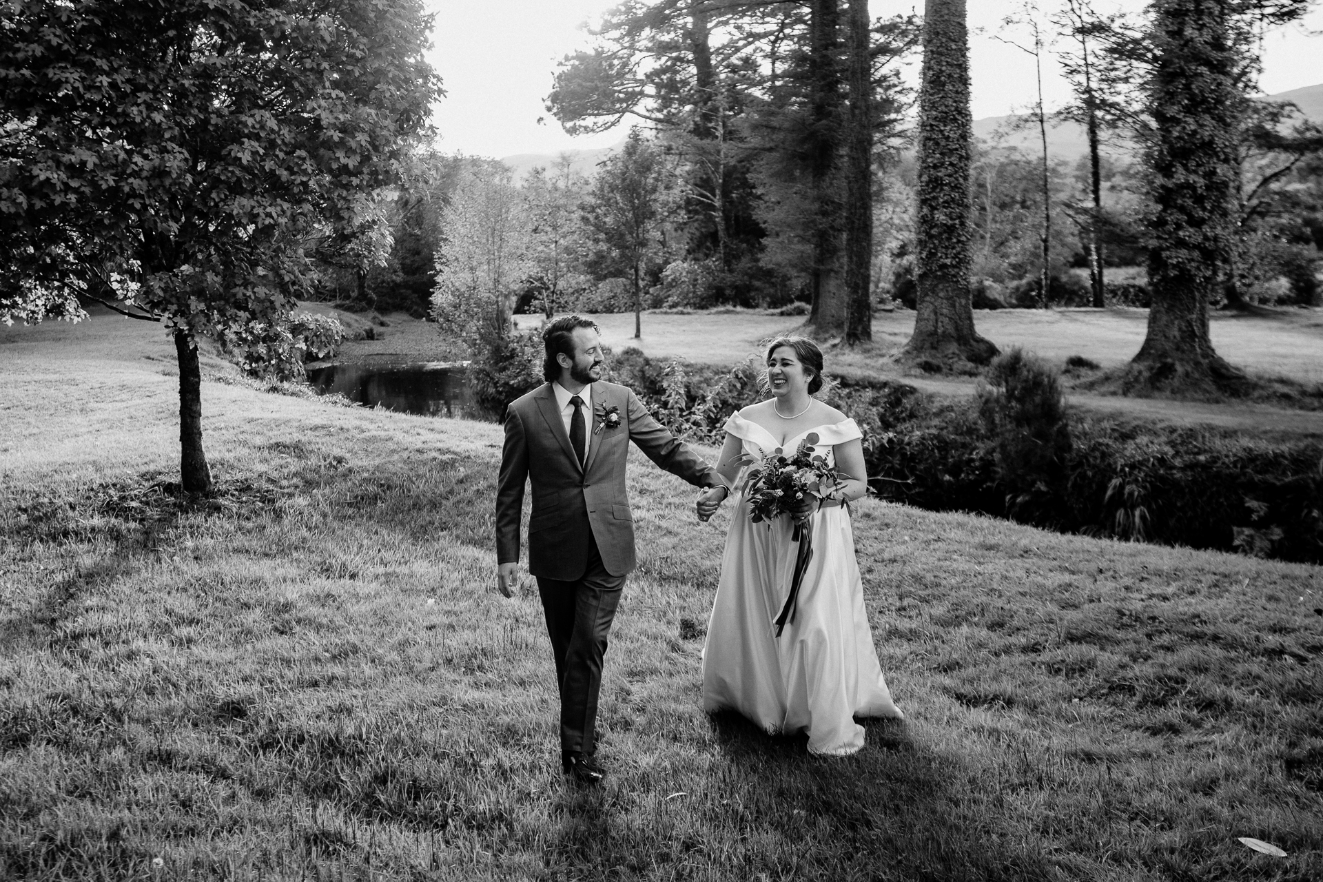 A man and woman posing for a picture