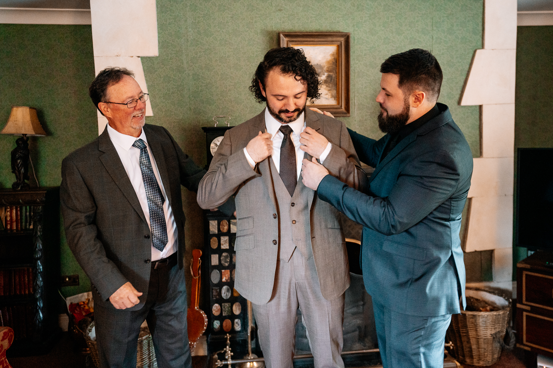 A group of men in suits