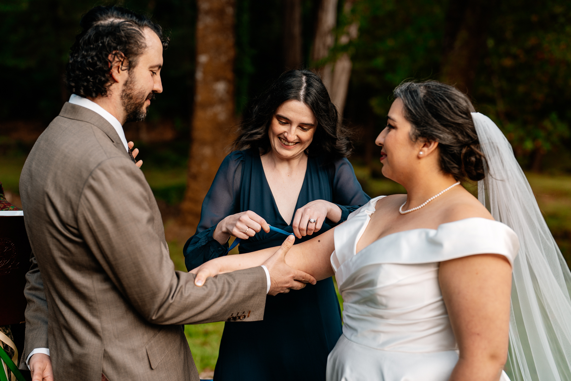 A group of people holding hands