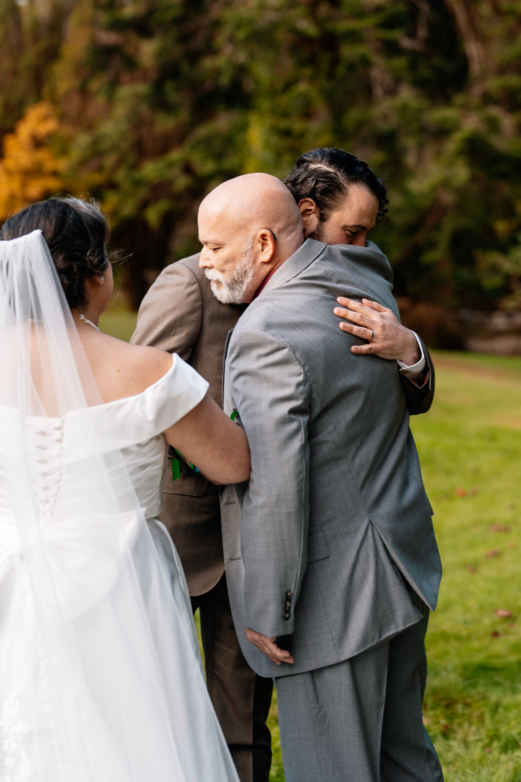 A man and woman kissing