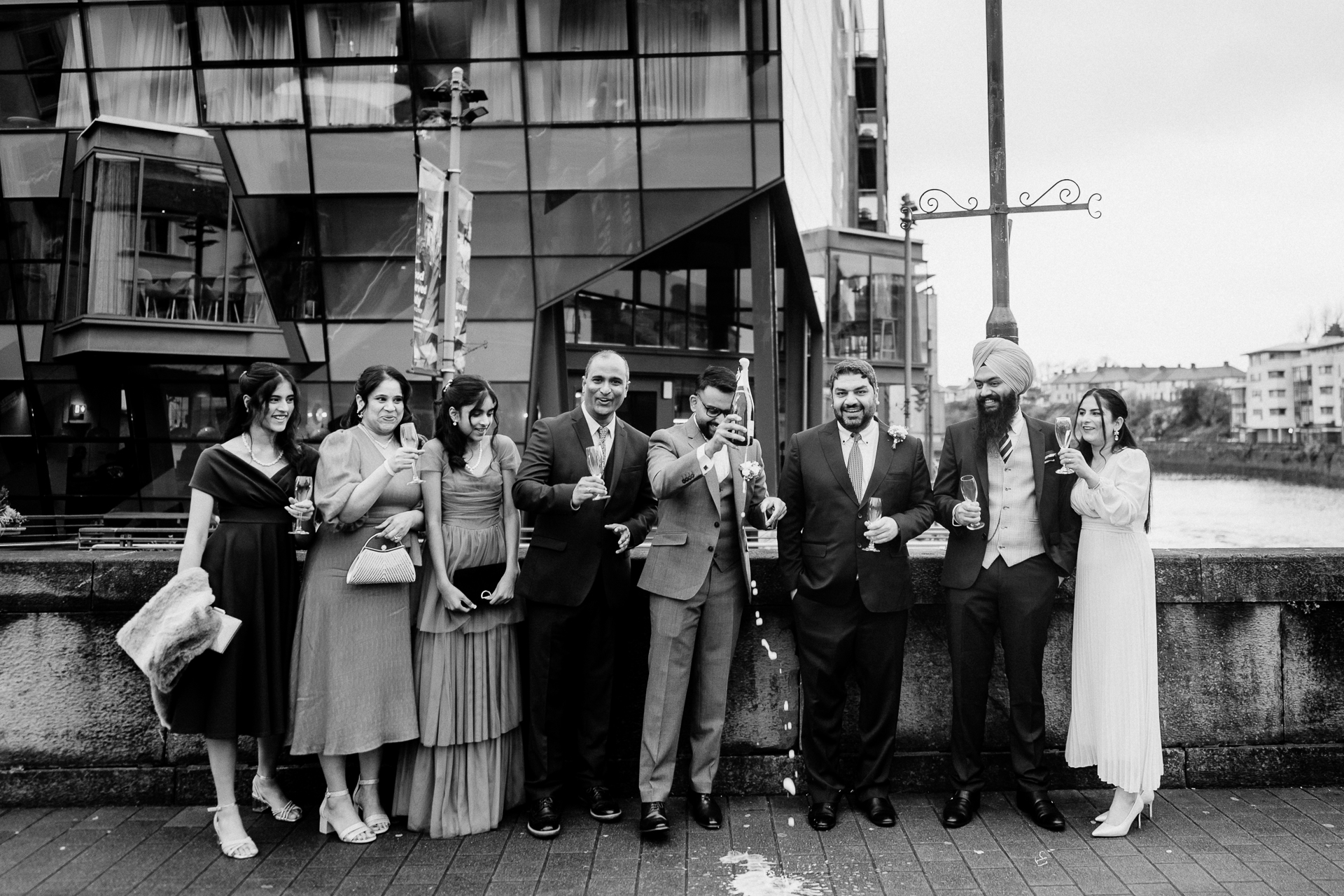 A group of people posing for a photo