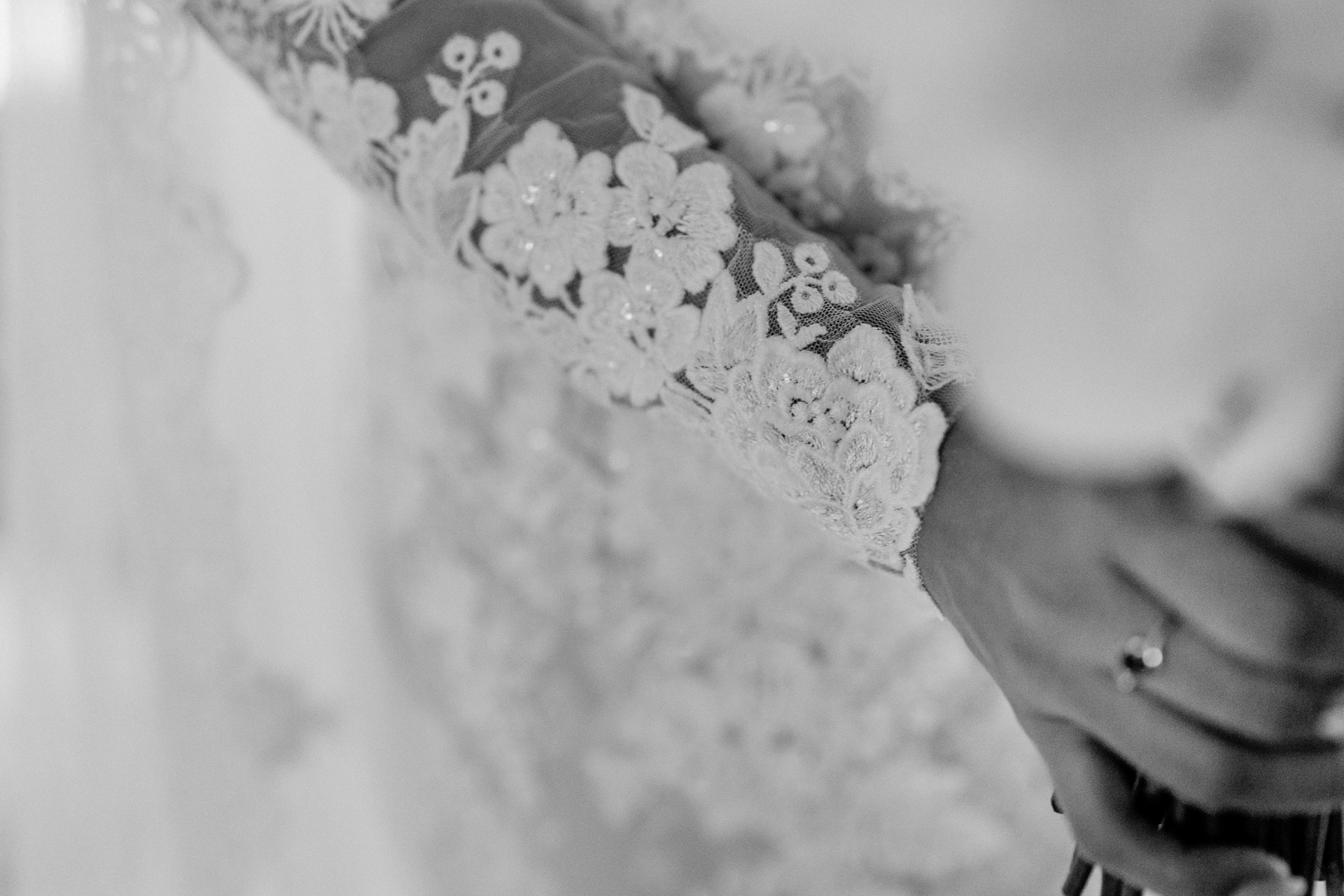 A person holding a bouquet of flowers