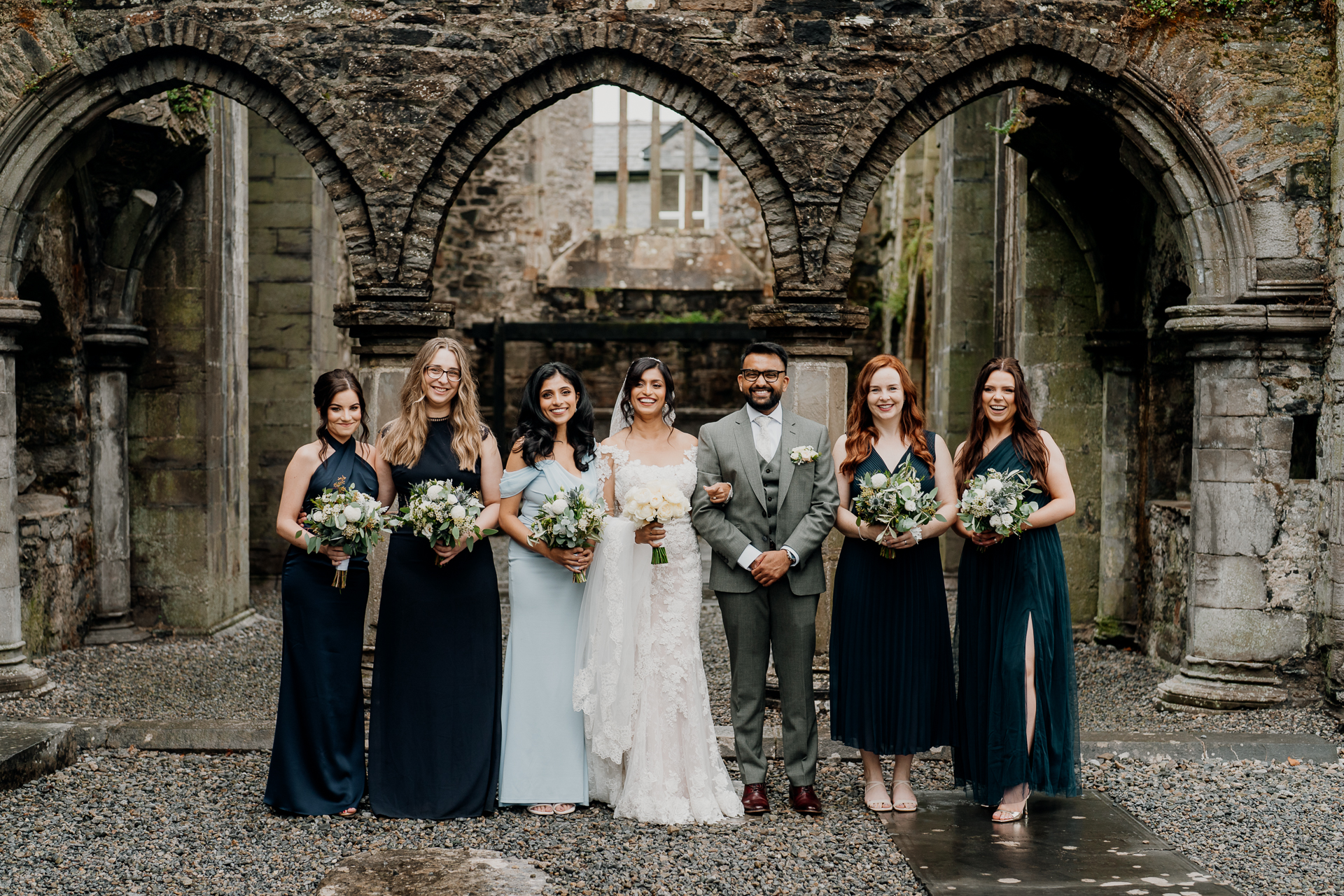 A group of people posing for a photo